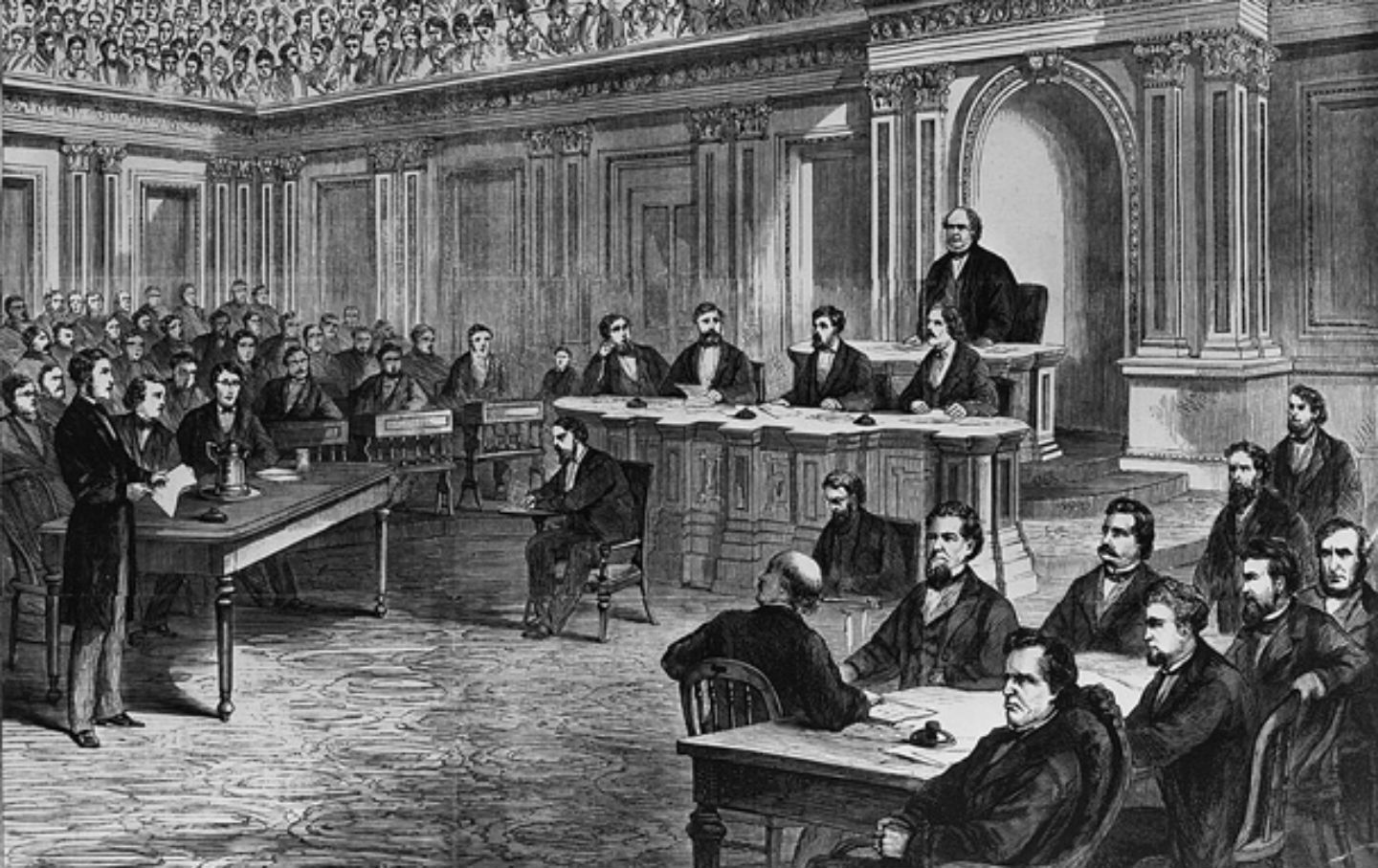 May 26, 1868: President Andrew Johnson, Impeached by the House, Is Acquitted by the Senate