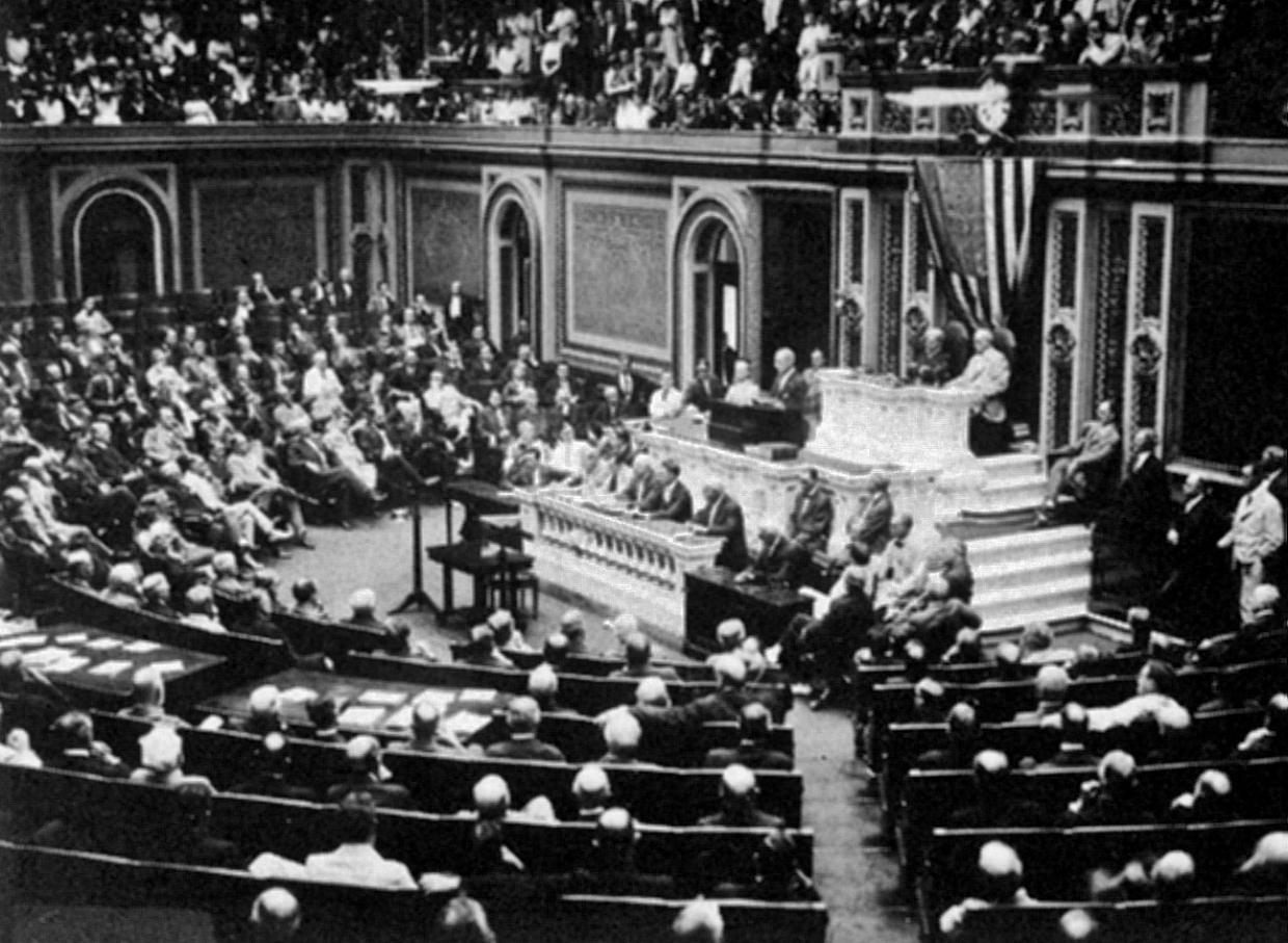 April 2, 1917: Woodrow Wilson Asks Congress for a Declaration of War