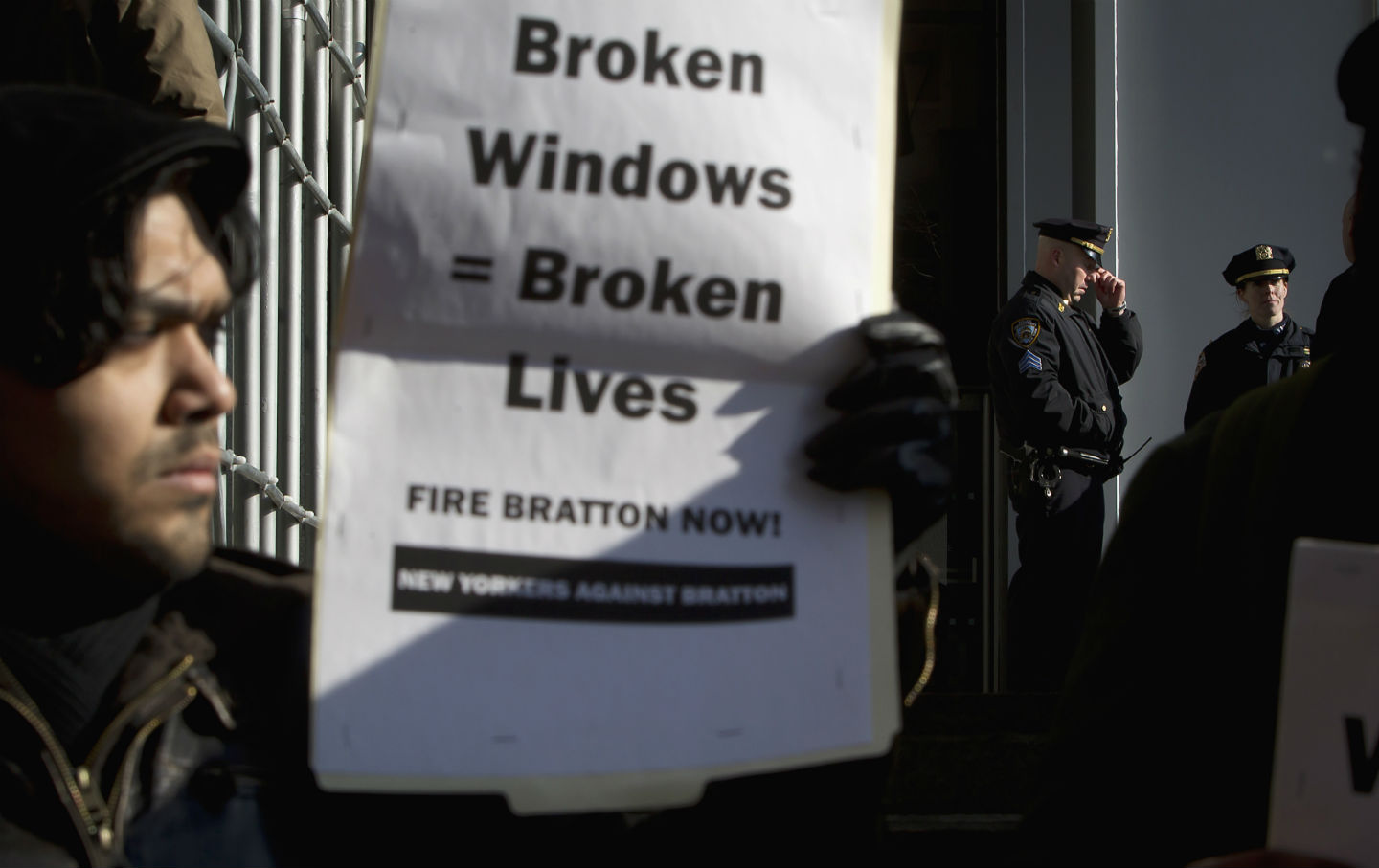 Protest against Broken Windows