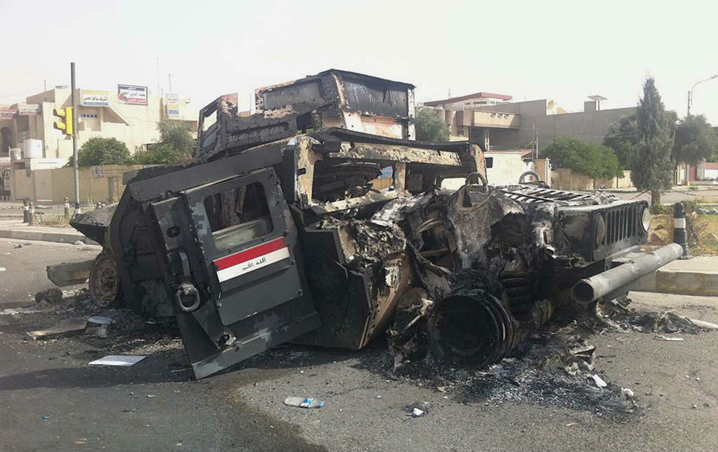 Iraqi army vehicle