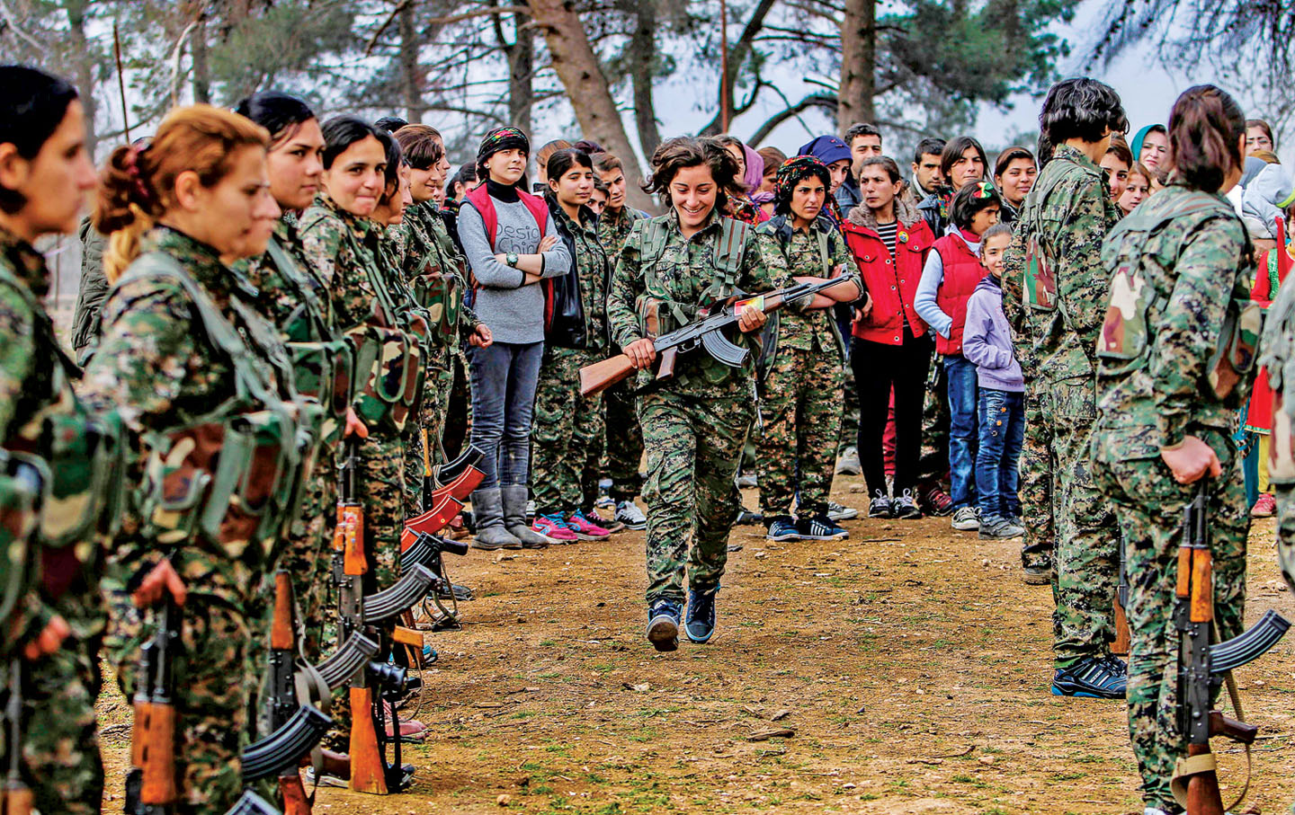 Female Kurdish Soldier