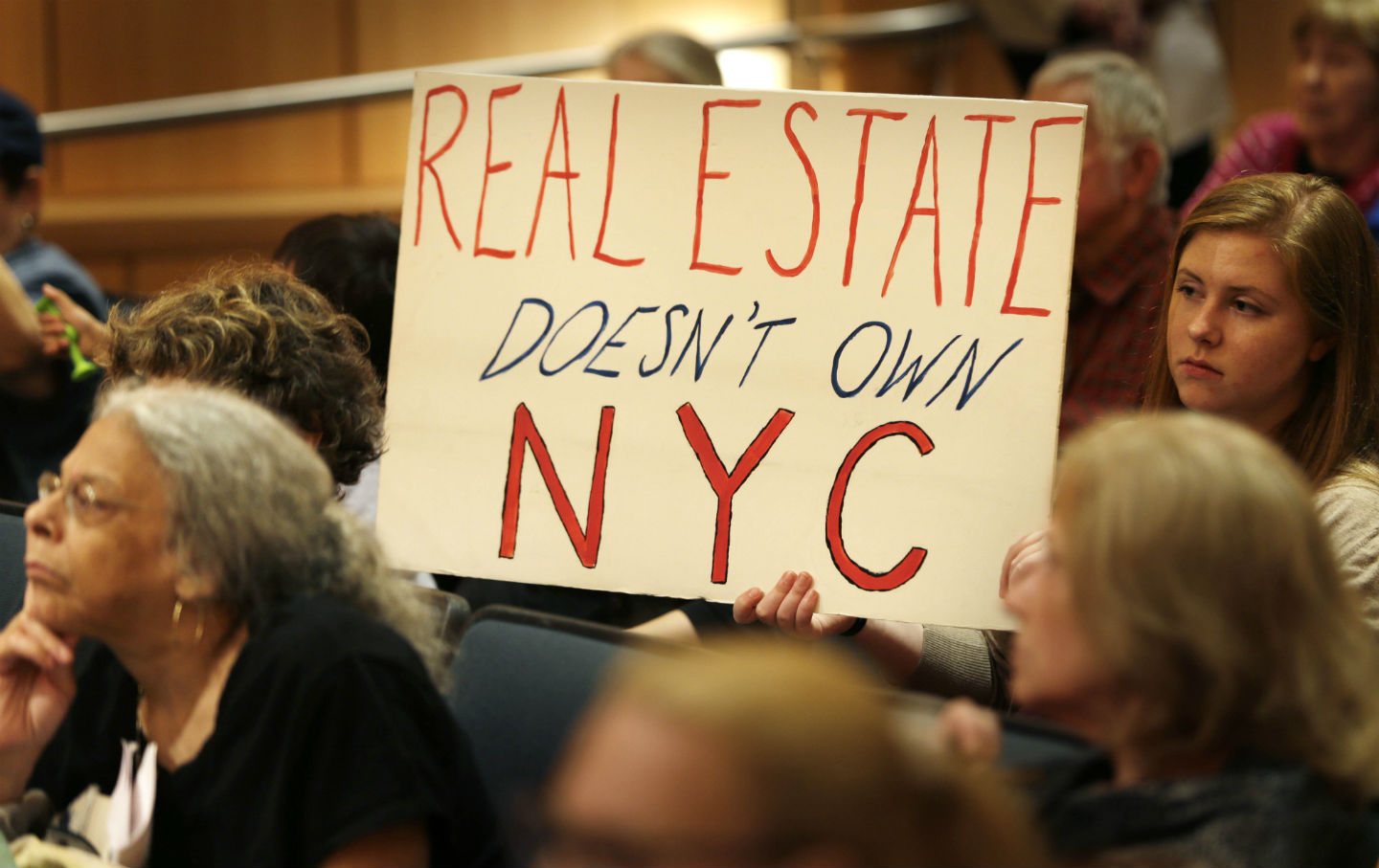 NYC rent regulation protest