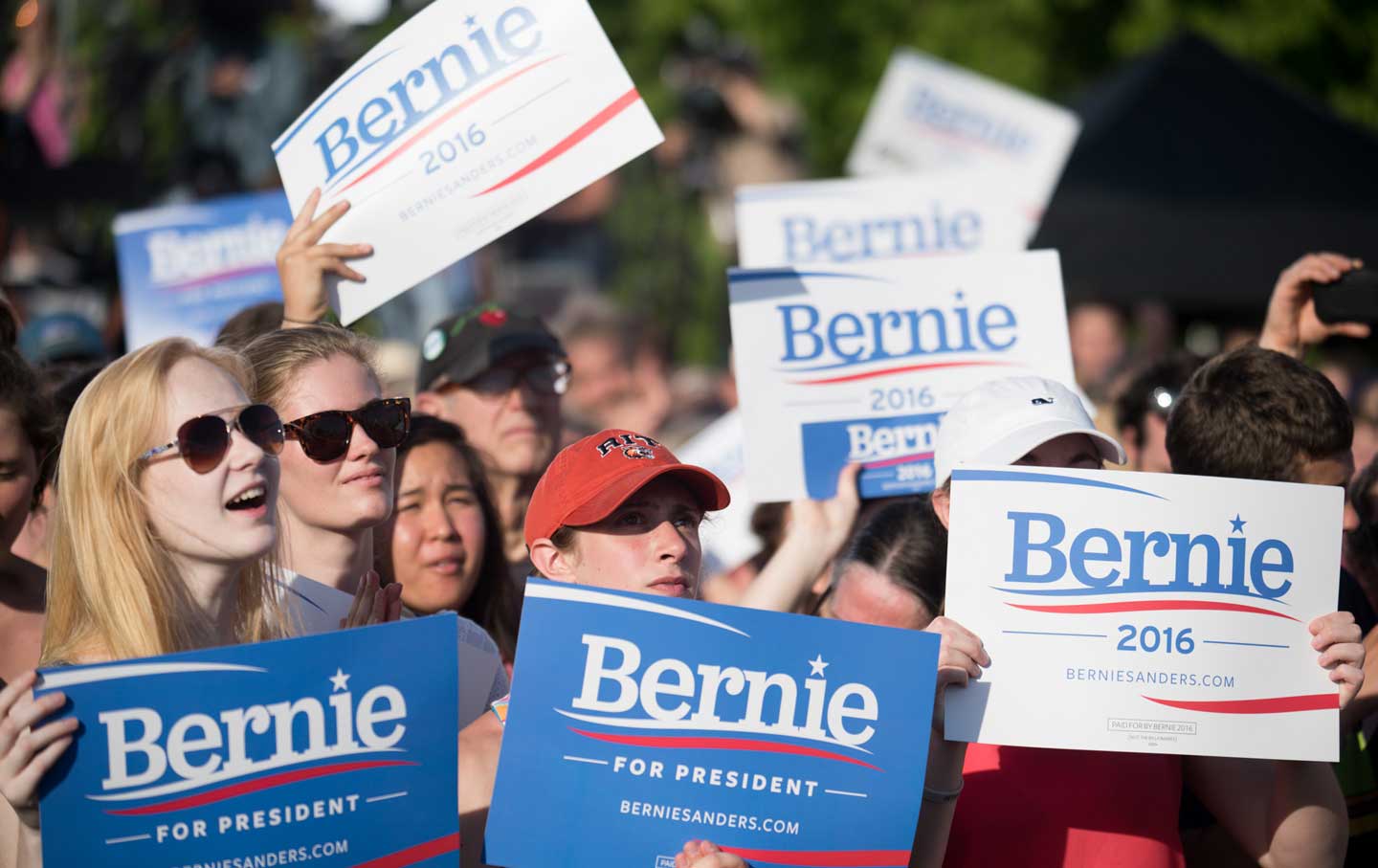 Bernie Sanders in Burlington, Vermont