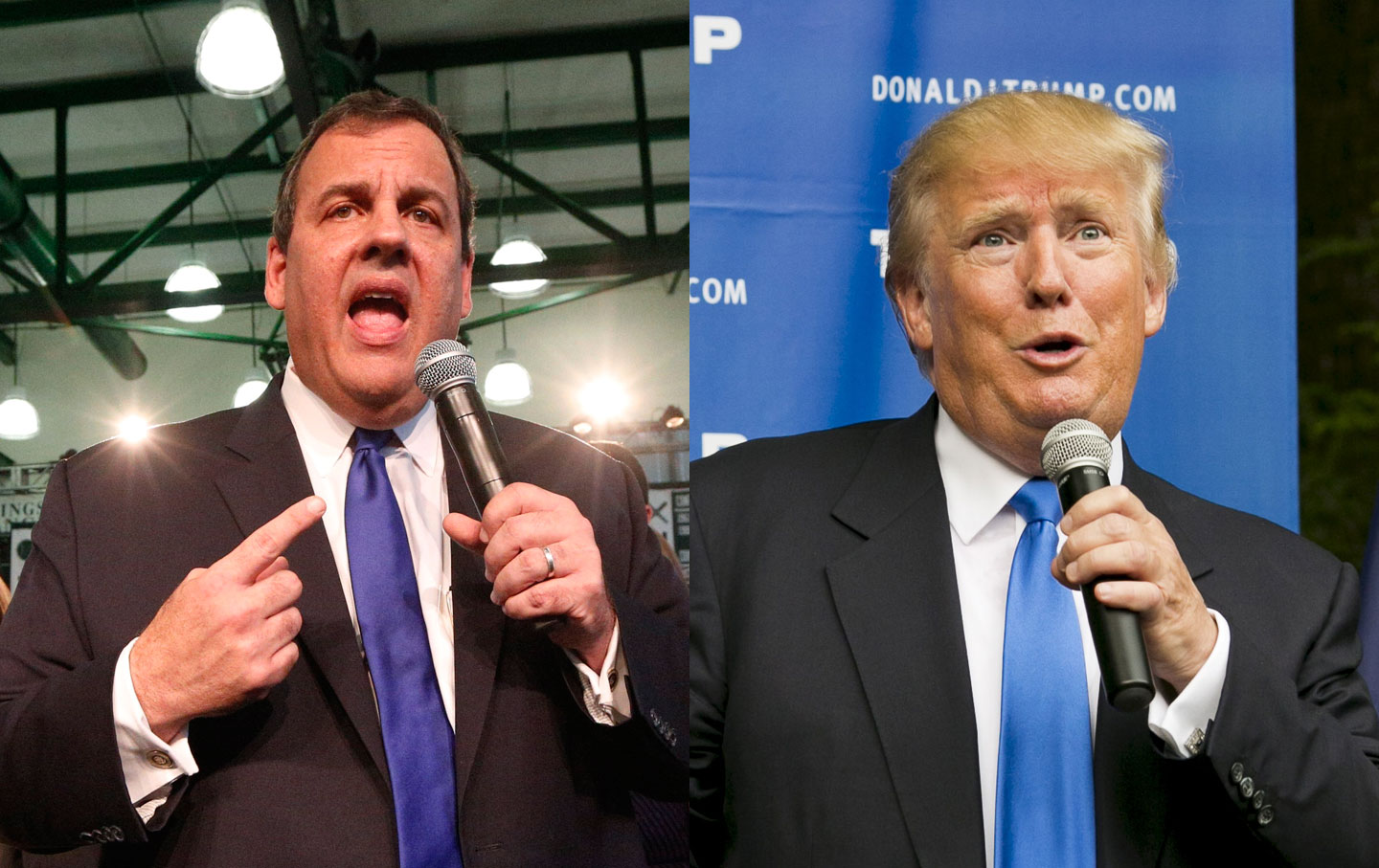 Chris Christie and Donald Trump