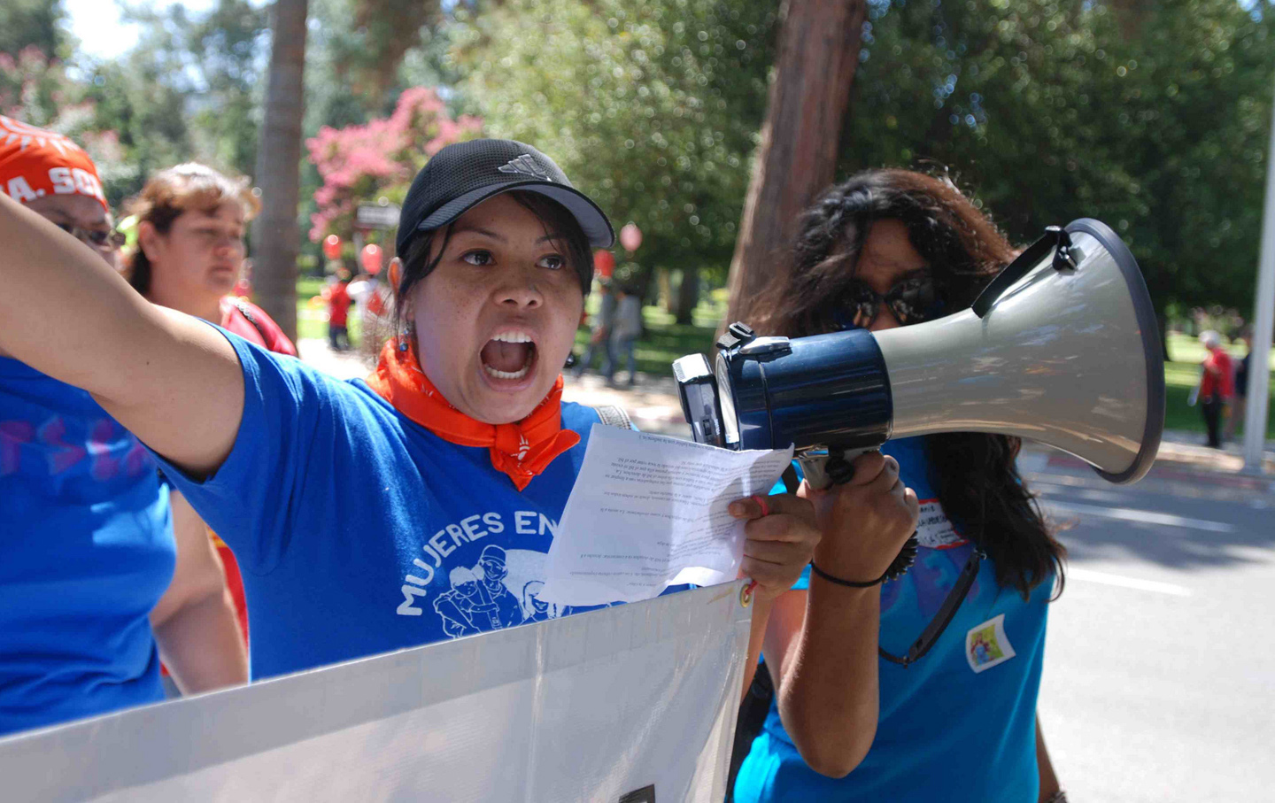 NDWA Rally Protester