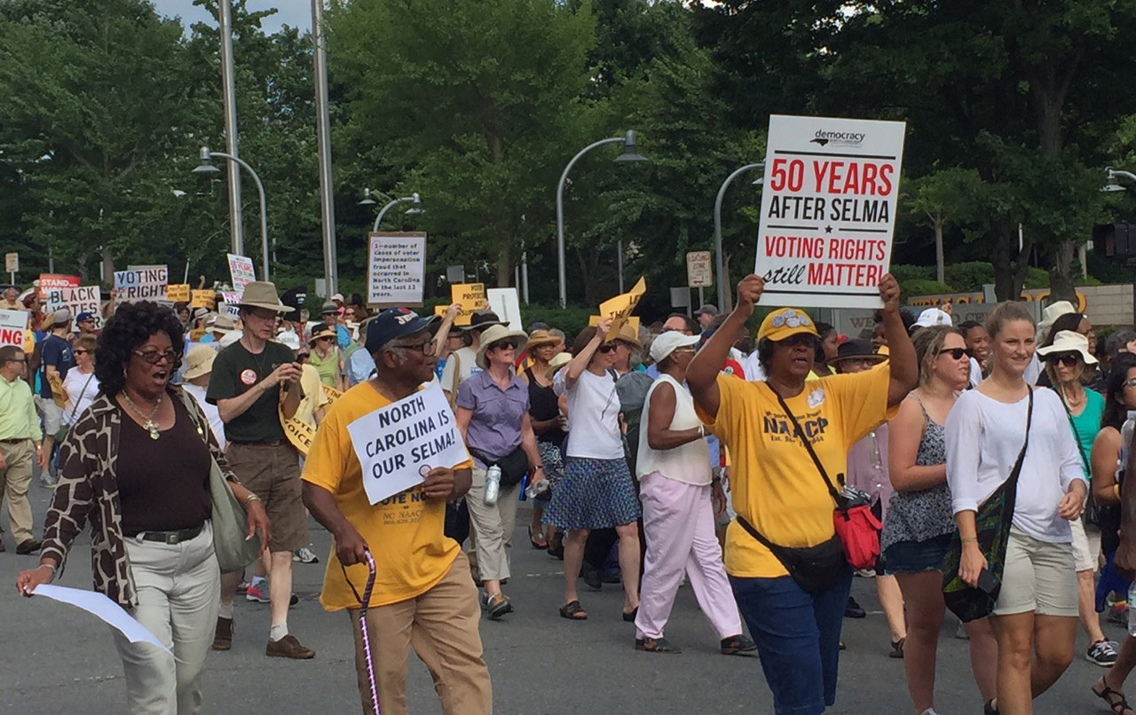 North Carolina Voting Rights Protest