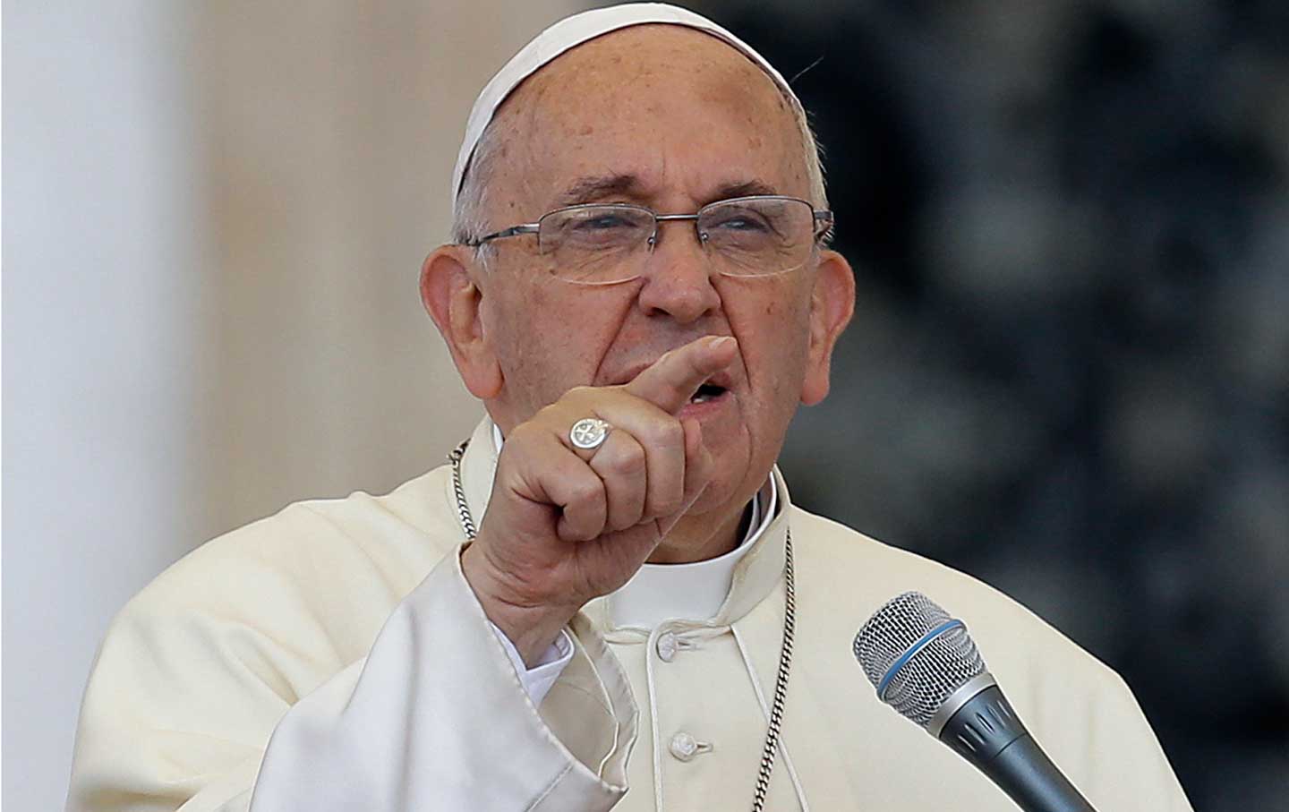 Pope Francis in St. Peter's Square