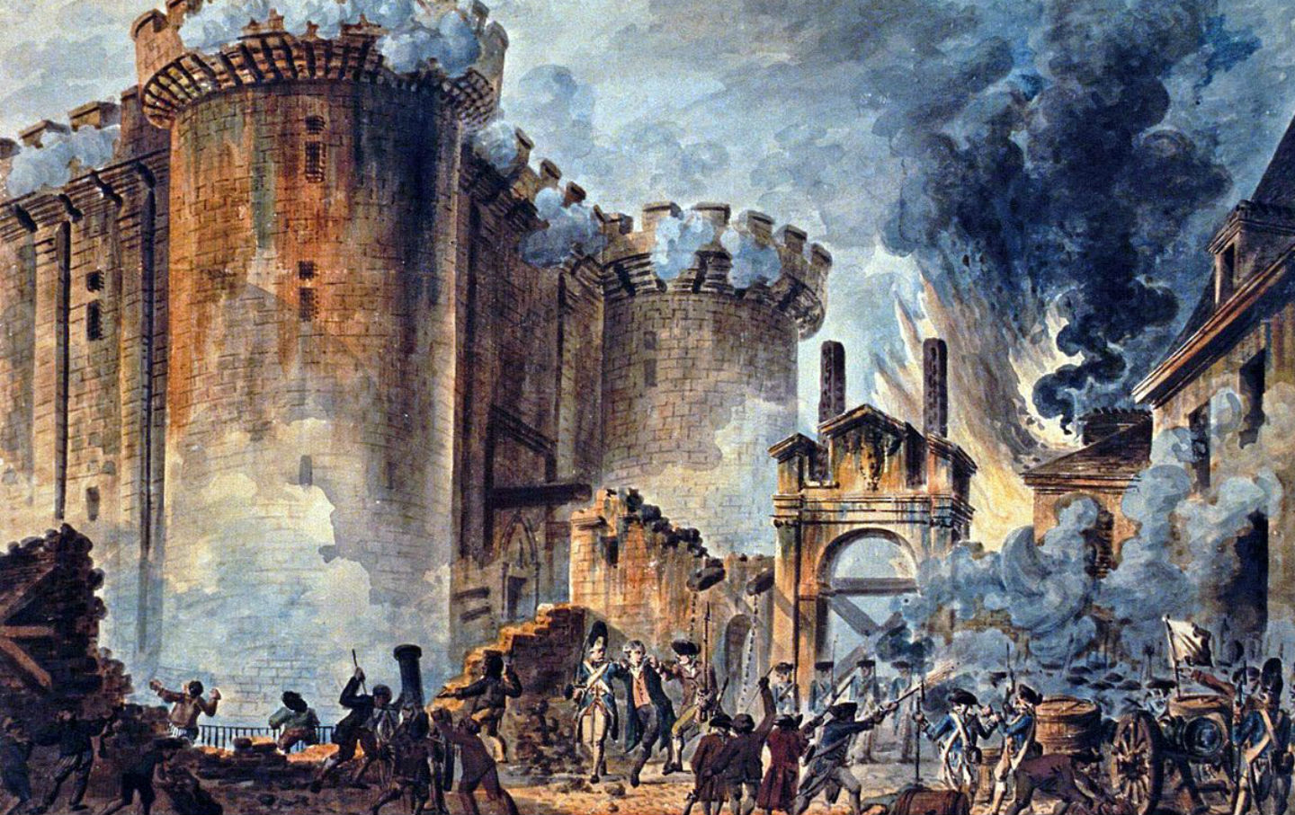 July 14, 1789: French Revolutionaries Storm the Bastille