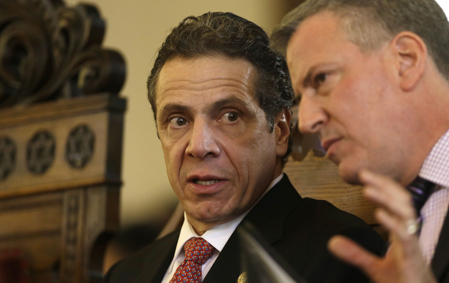 Cuomo and de Blasio