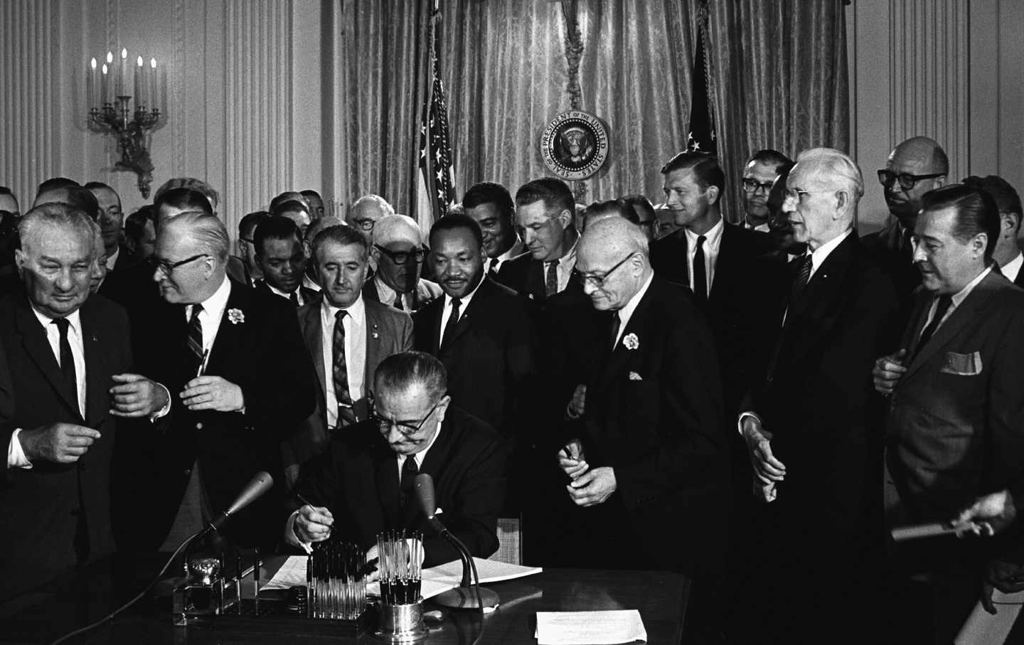 July 2, 1964: President Lyndon Johnson Signs the Civil Rights Act