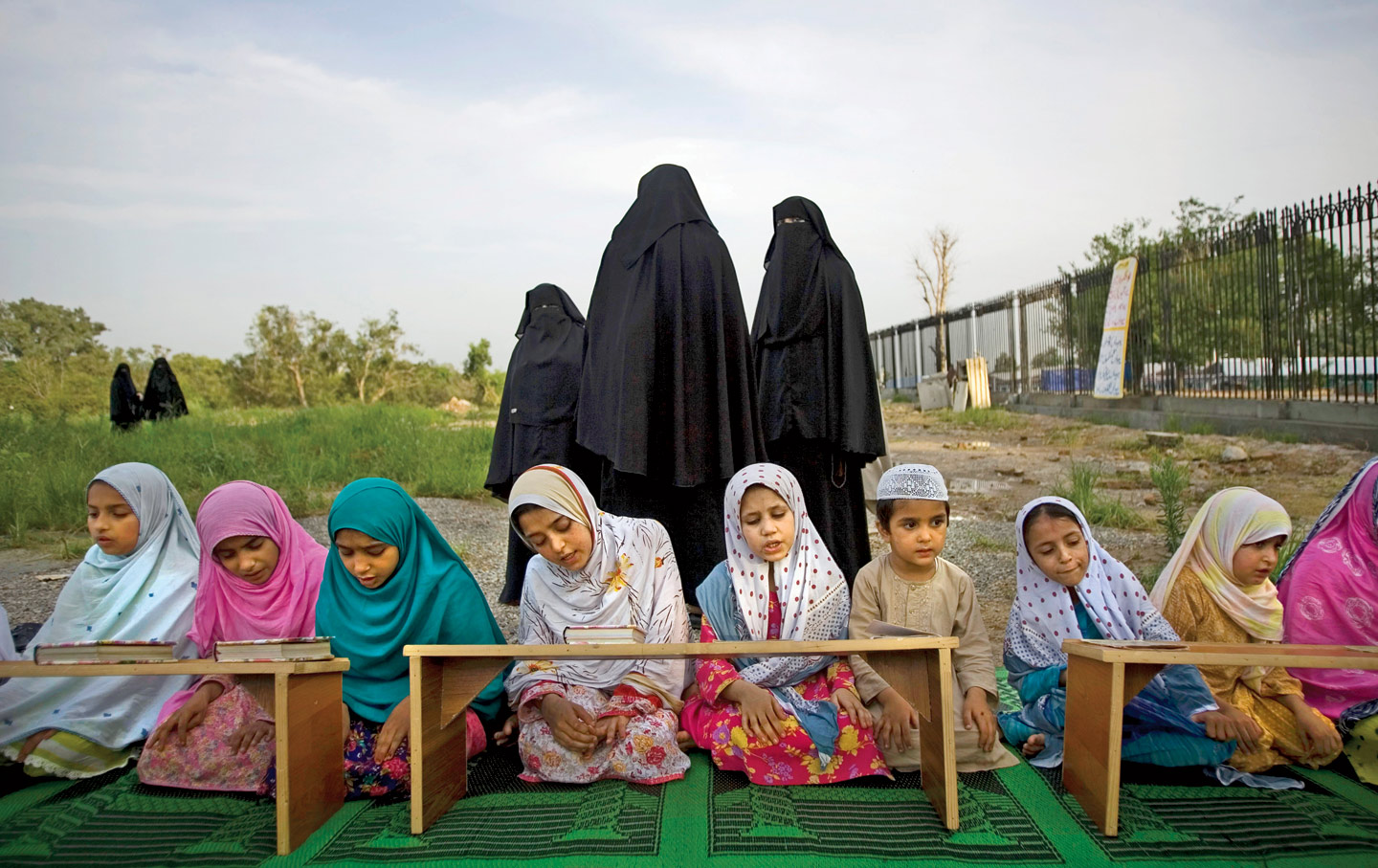 Religious students at Islamabad's Red Mosque