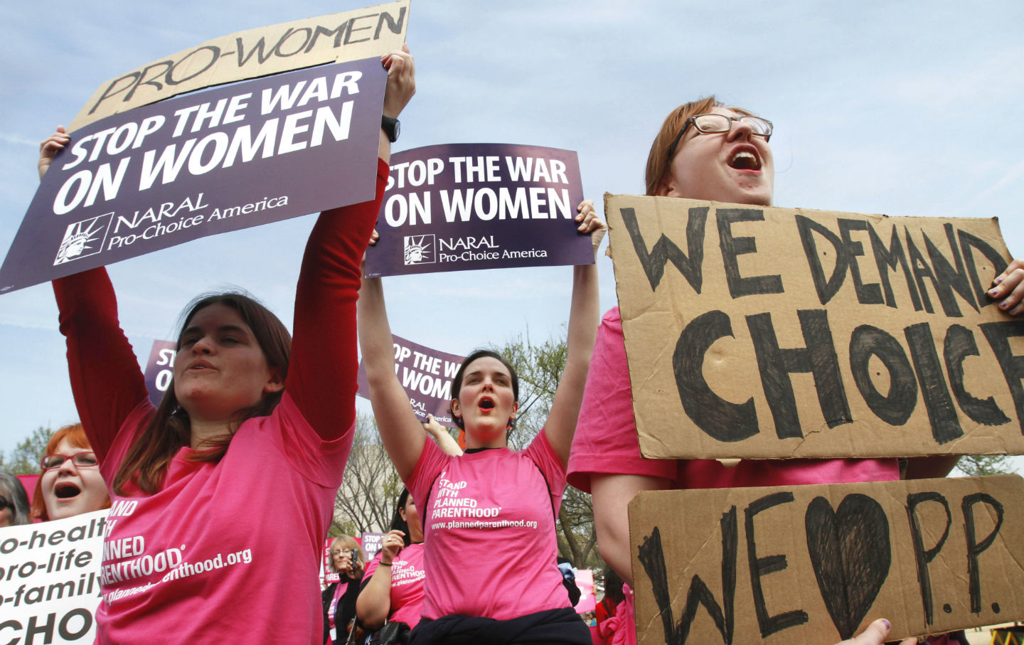 Planned Parenthood rally