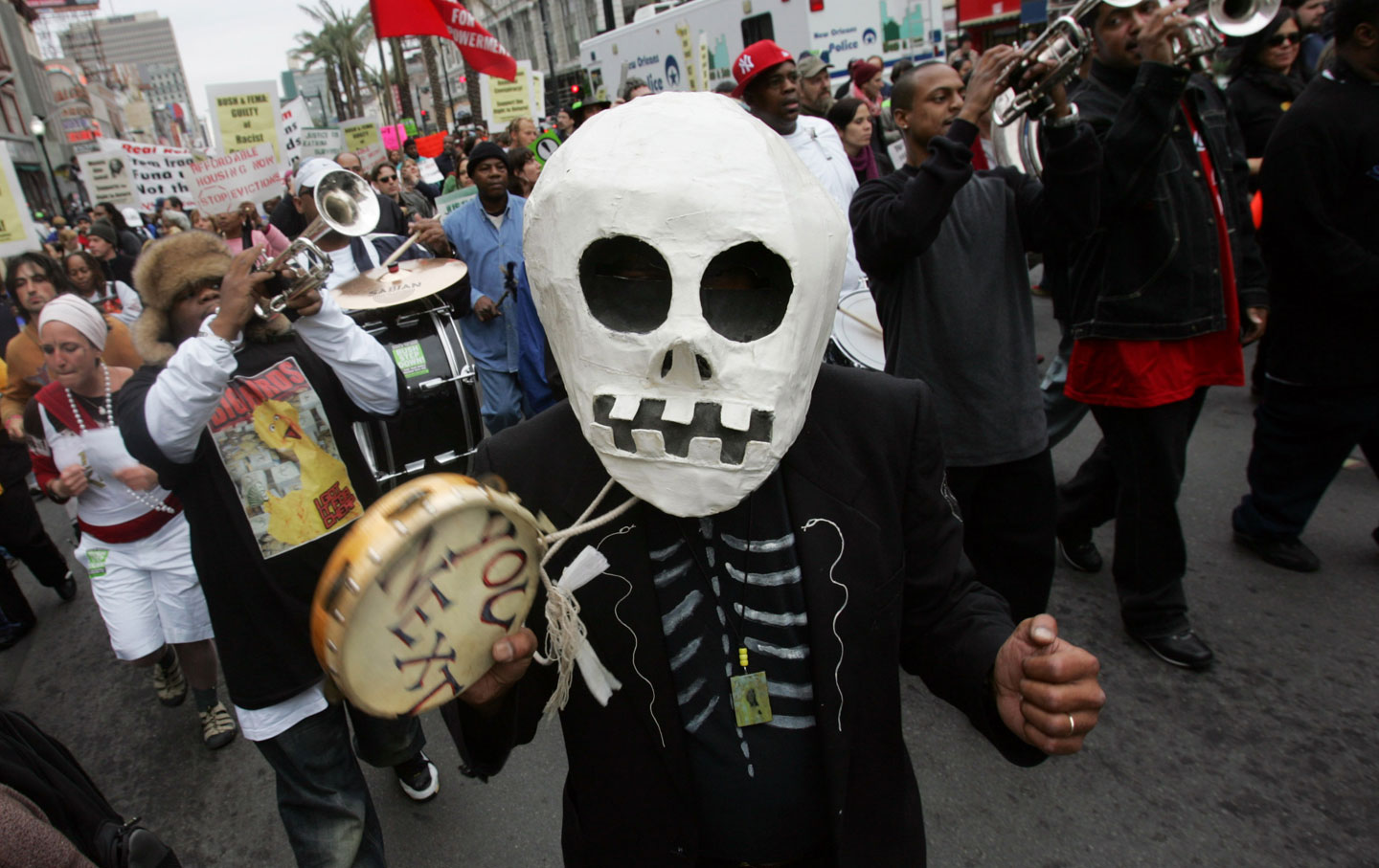 New Orleans 2005 protest.