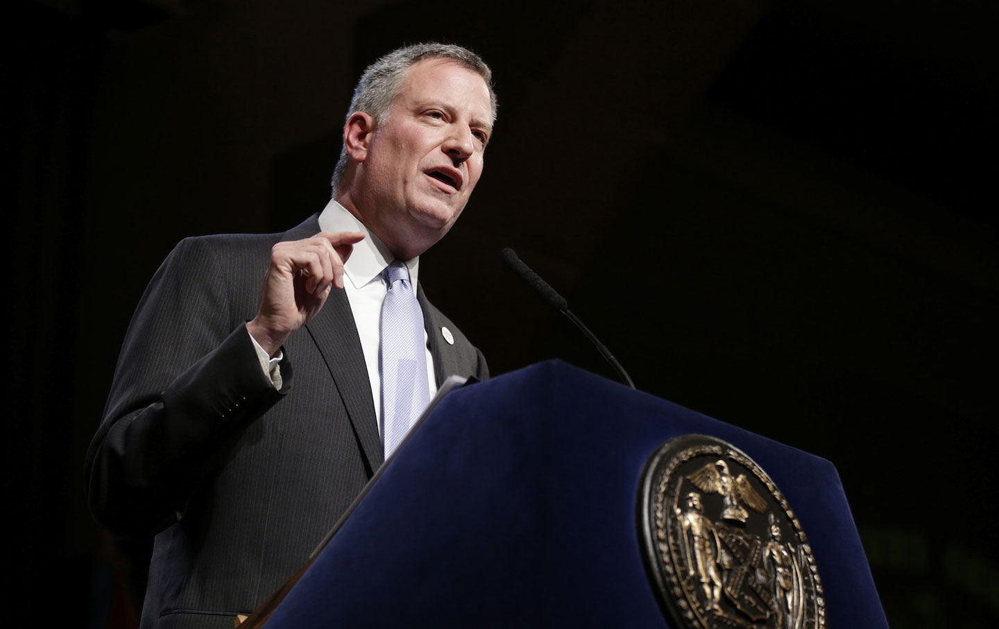 NYC Mayor Bill de Blasio