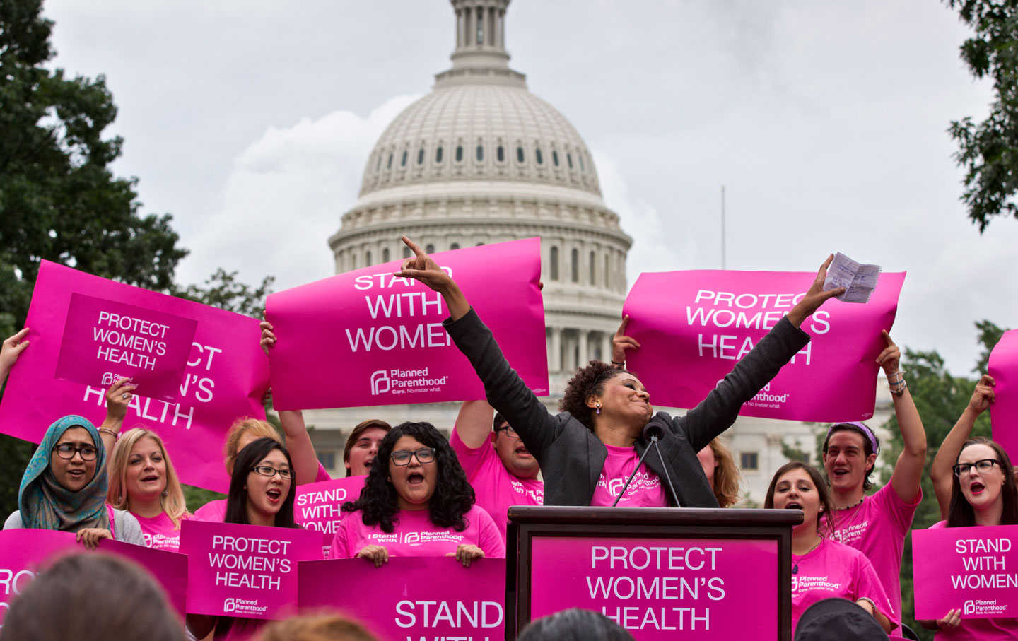 Planned Parenthood rally in DC