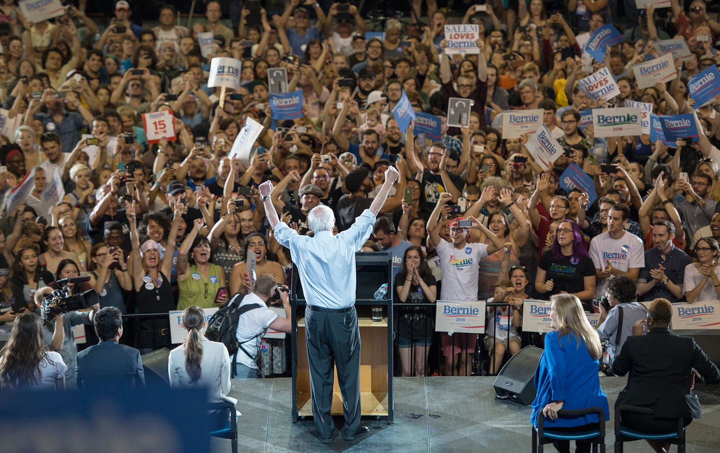 Sanders in Portland