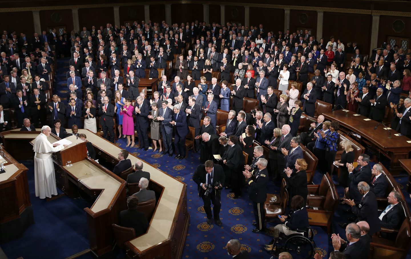 Pope Francis addresses Congress