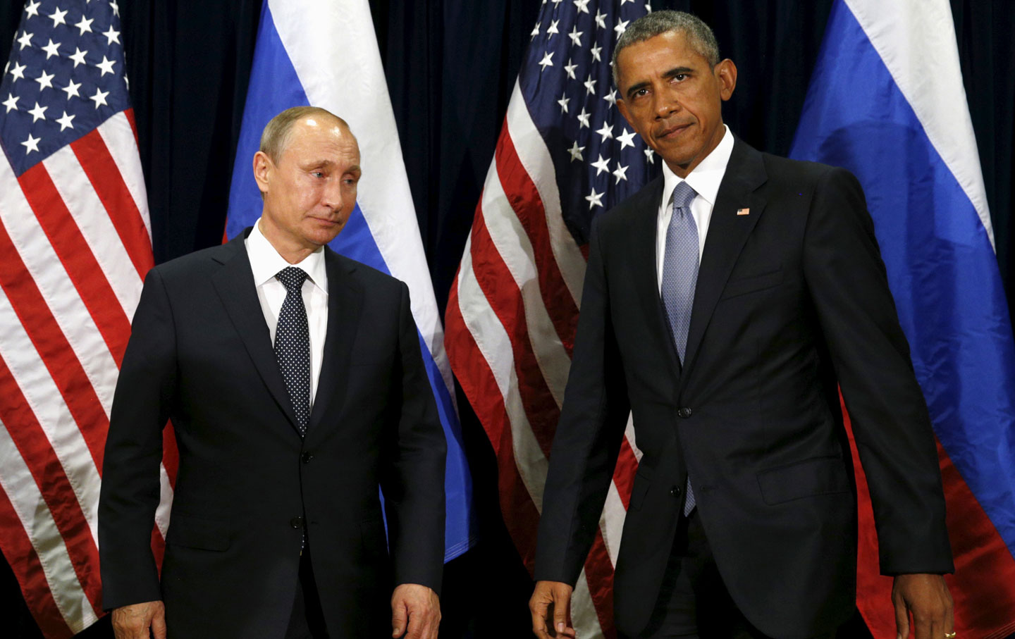 Obama and Putin Meet in New York, Agree on Nothing