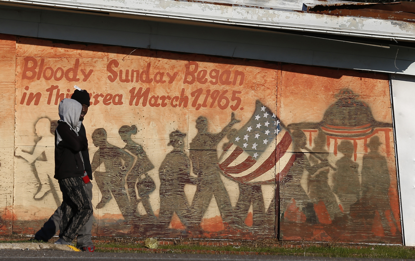 Bloody Sunday mural in Selma