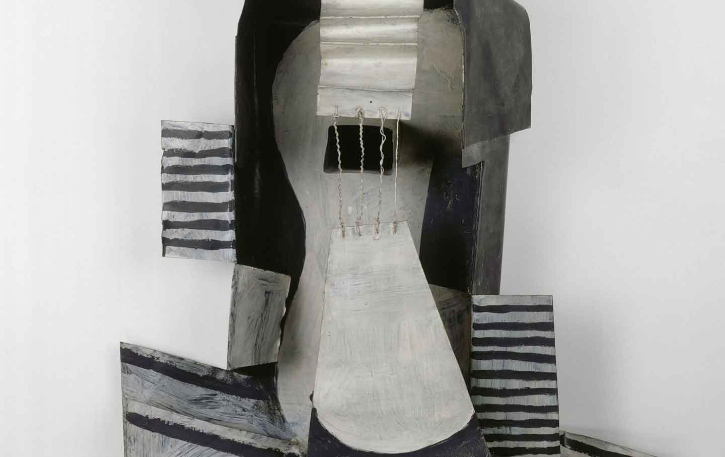Detail from Pablo Picasso’s Guitar (1924).