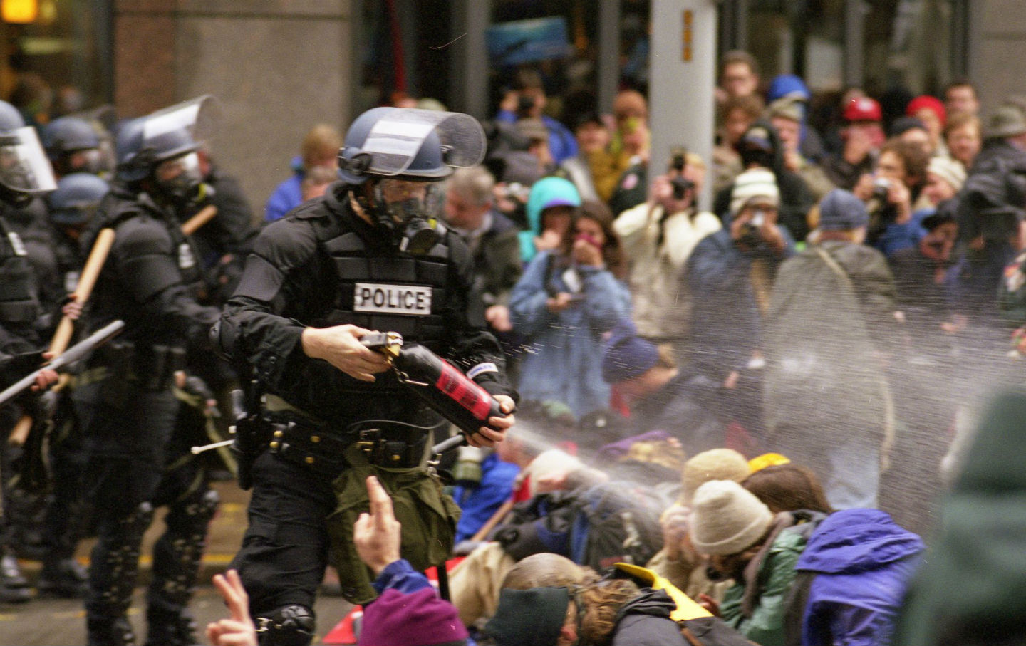 November 30, 1999: World Trade Organization Meeting in Seattle Disrupted By Anti-Globalization Protests