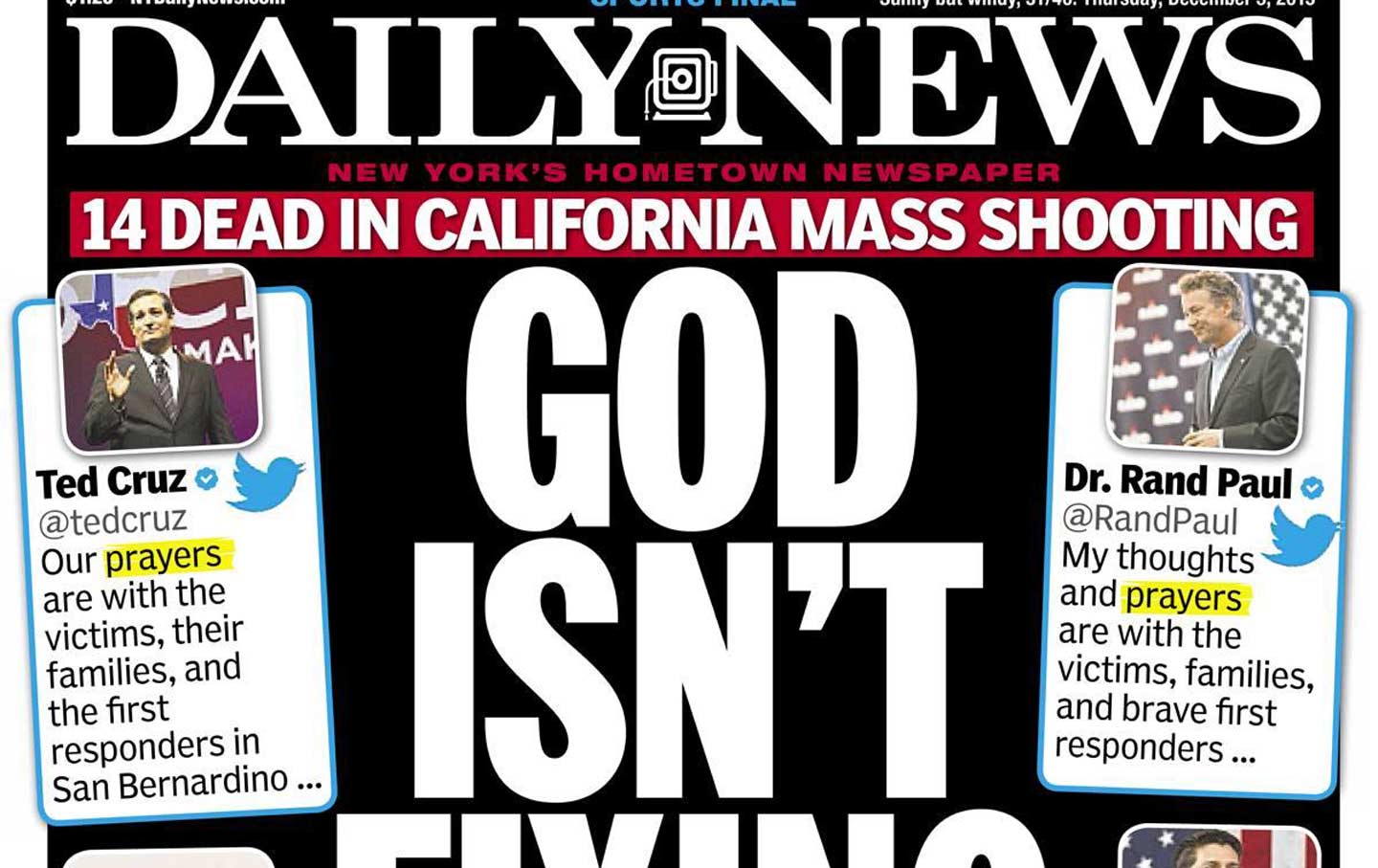 The New York ‘Daily News’ Takes On the NRA