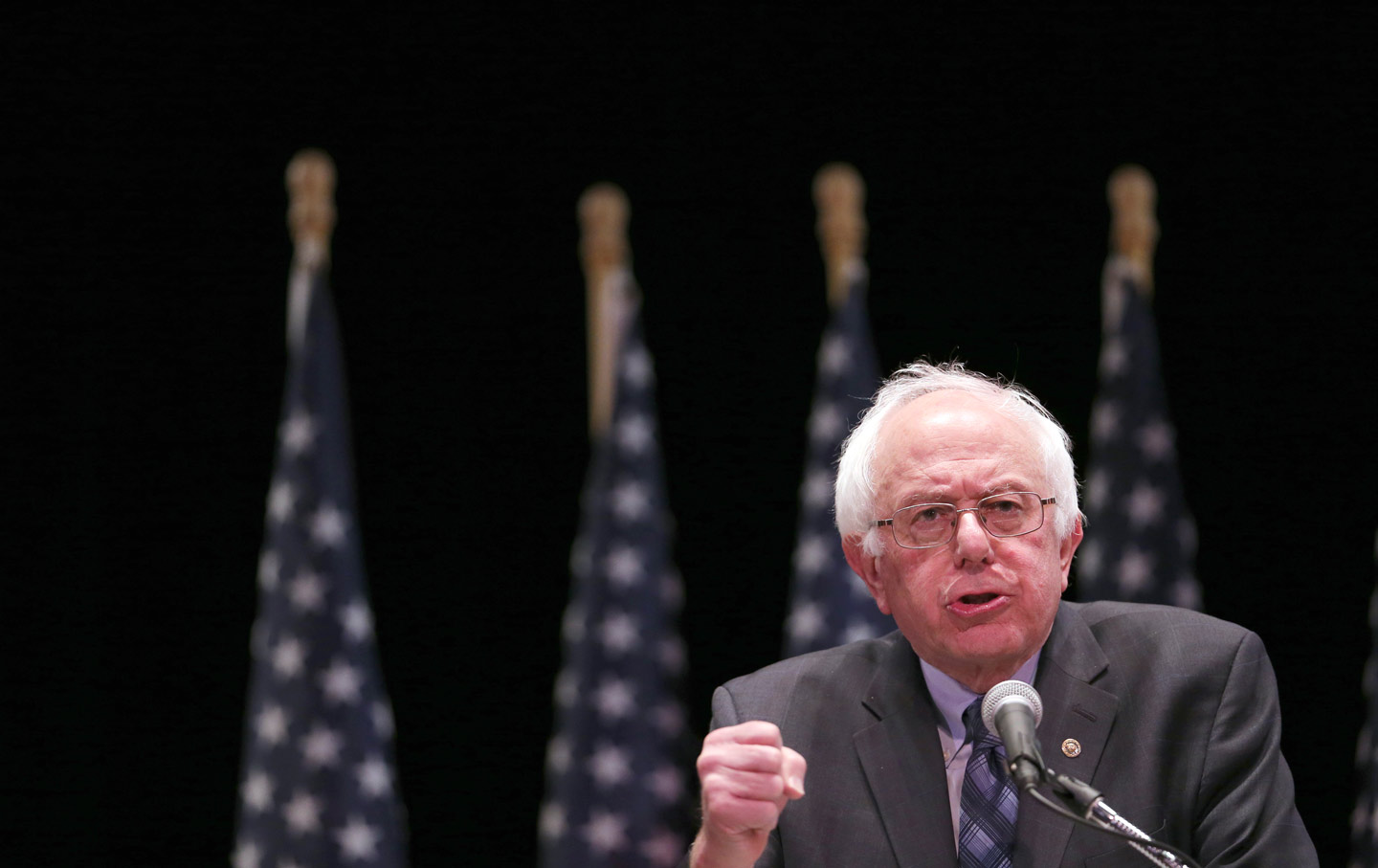 Sanders Promises to Break Up Big Banks, Tax Speculation, and Establish