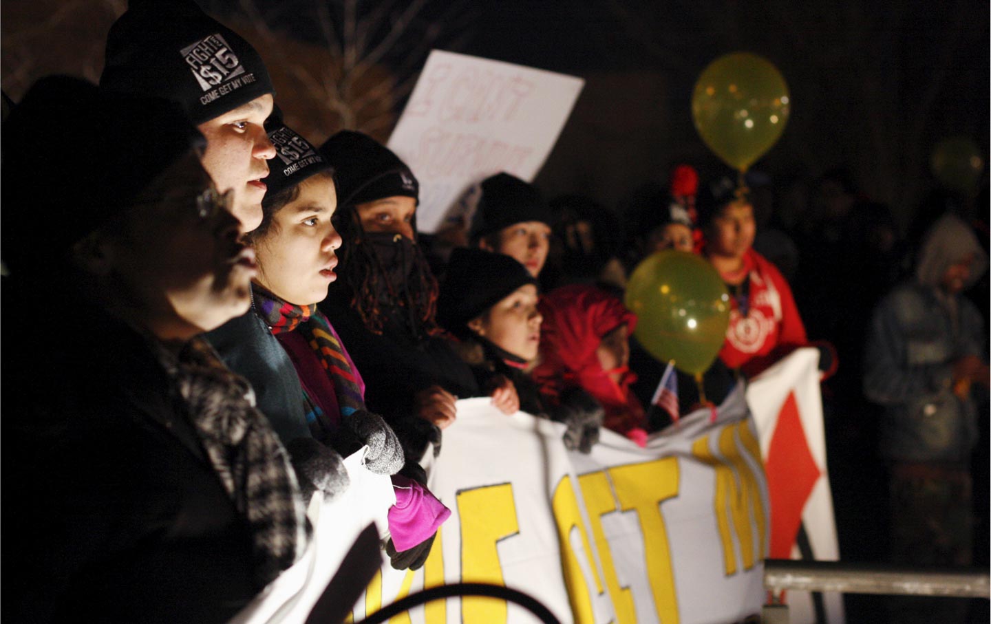 Iowa protestors