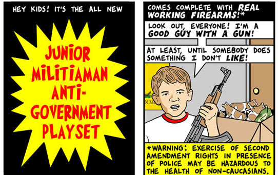 The Junior Militiaman Anti-Government Playset