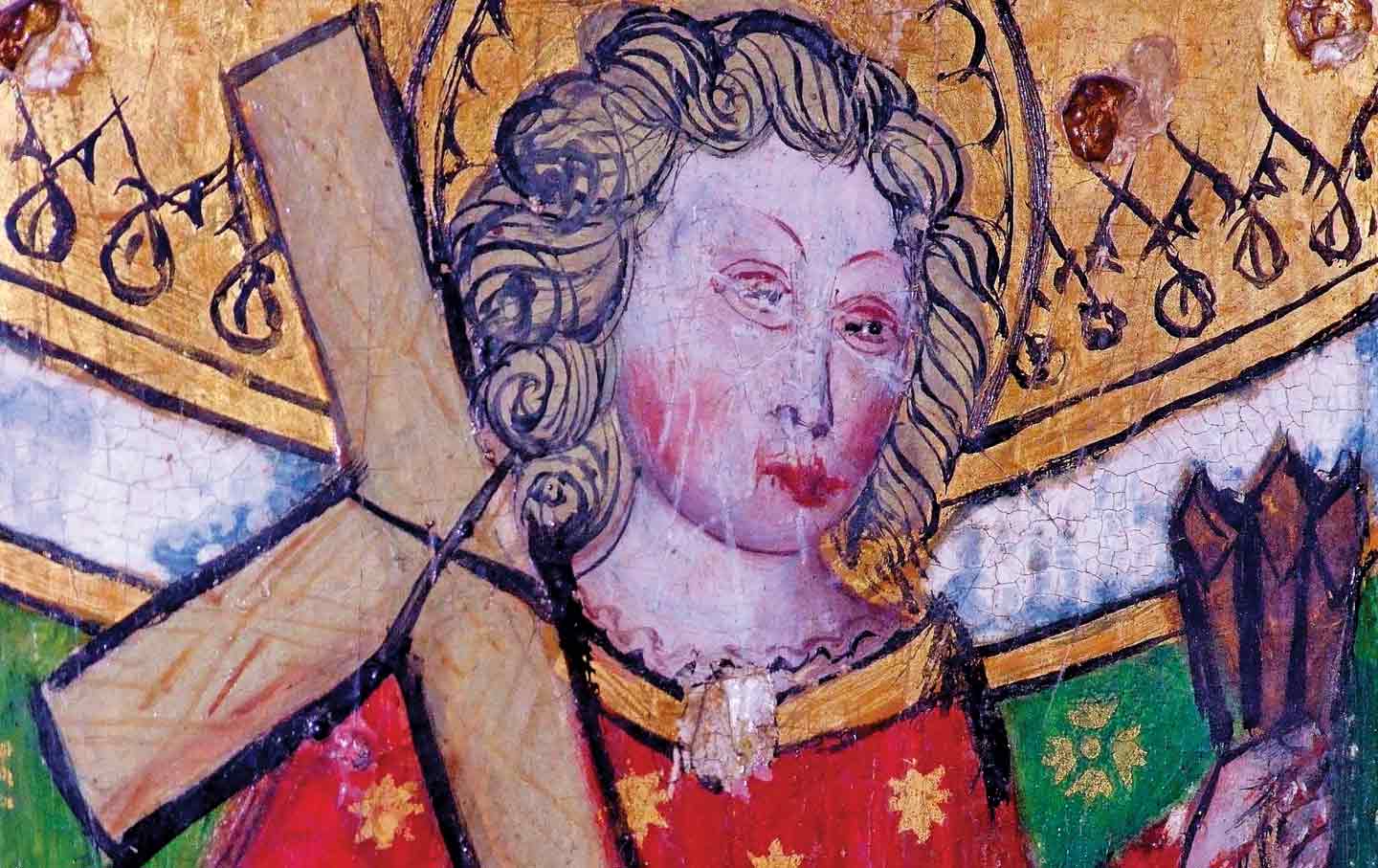An anonymous painting from the 15th century of St. William of Norwich (detail).