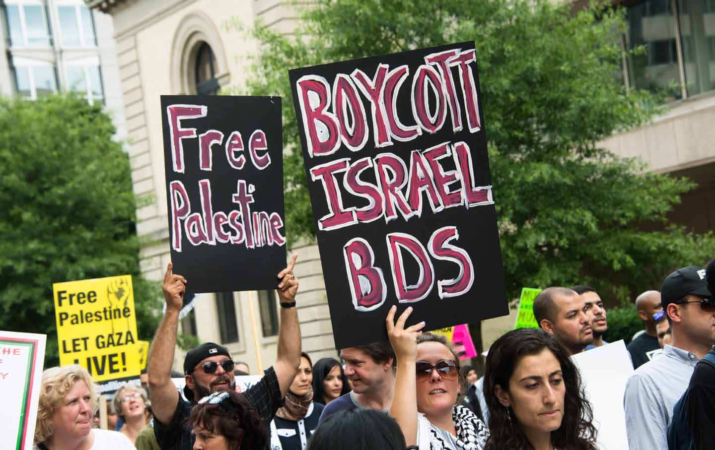 BDS Protesters