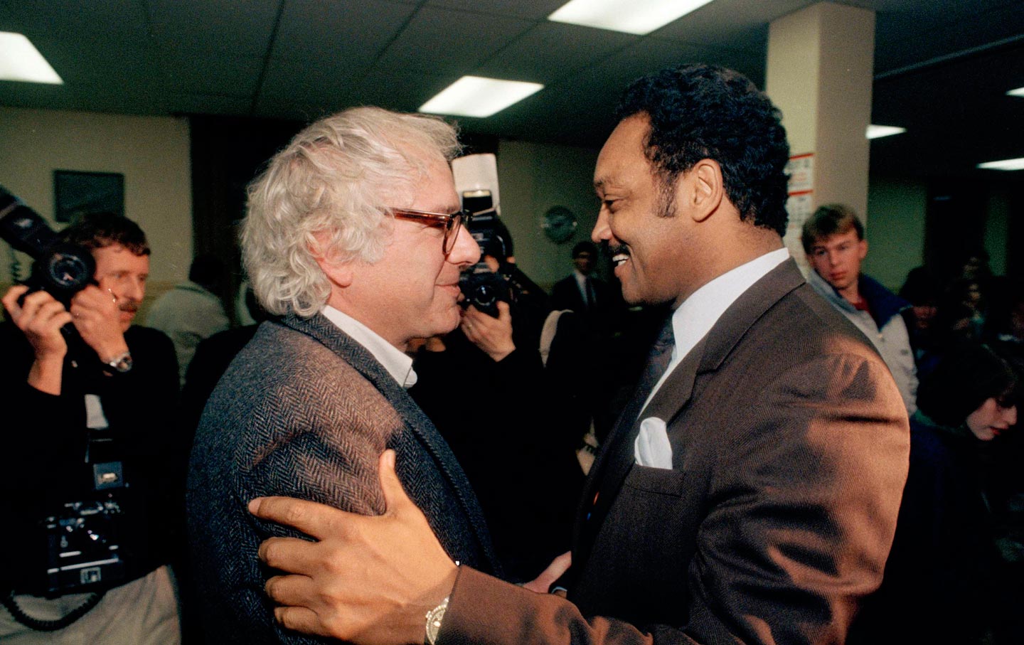 Watch: When Bernie Sanders Endorsed Jesse Jackson for President