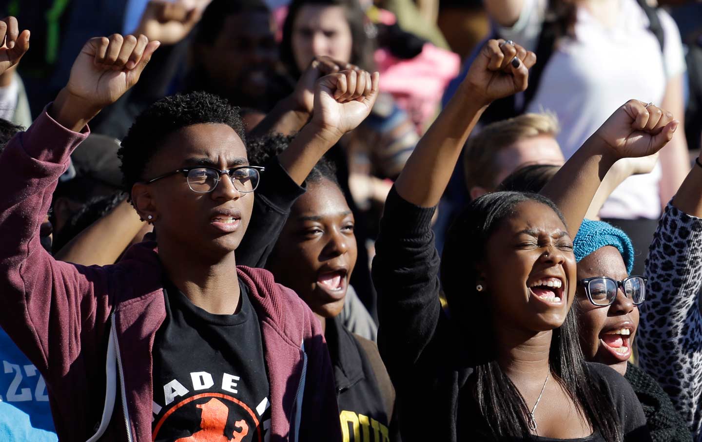 Students at at the University of Missouri