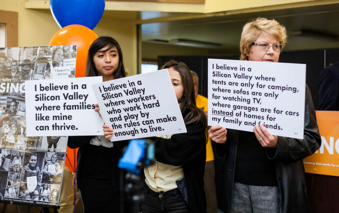 Supports at Silicon Valley Rising Launch