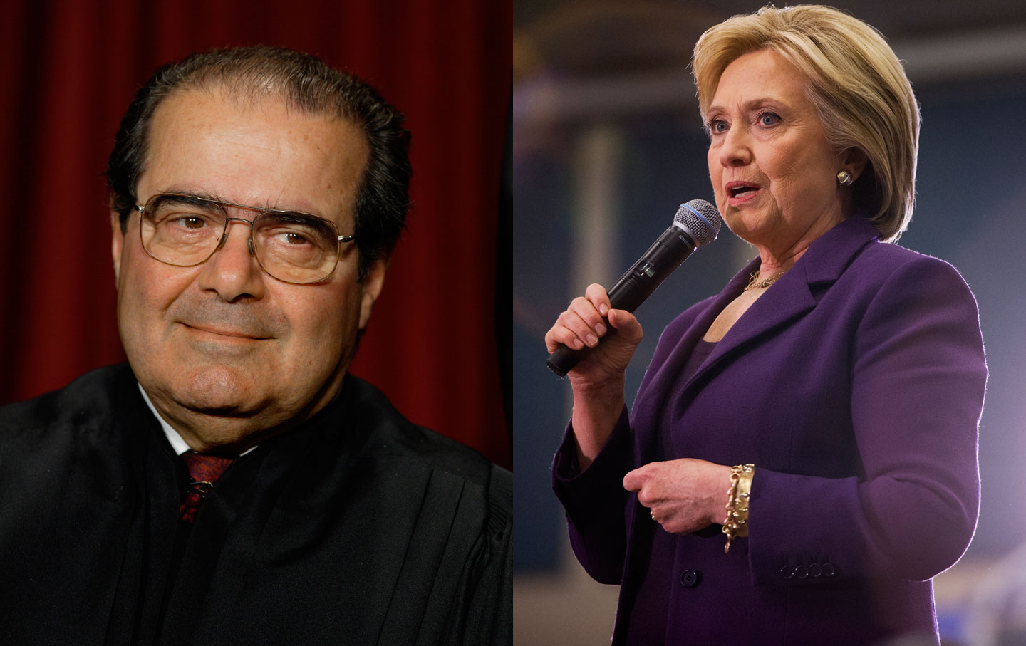 Scalia, Clinton