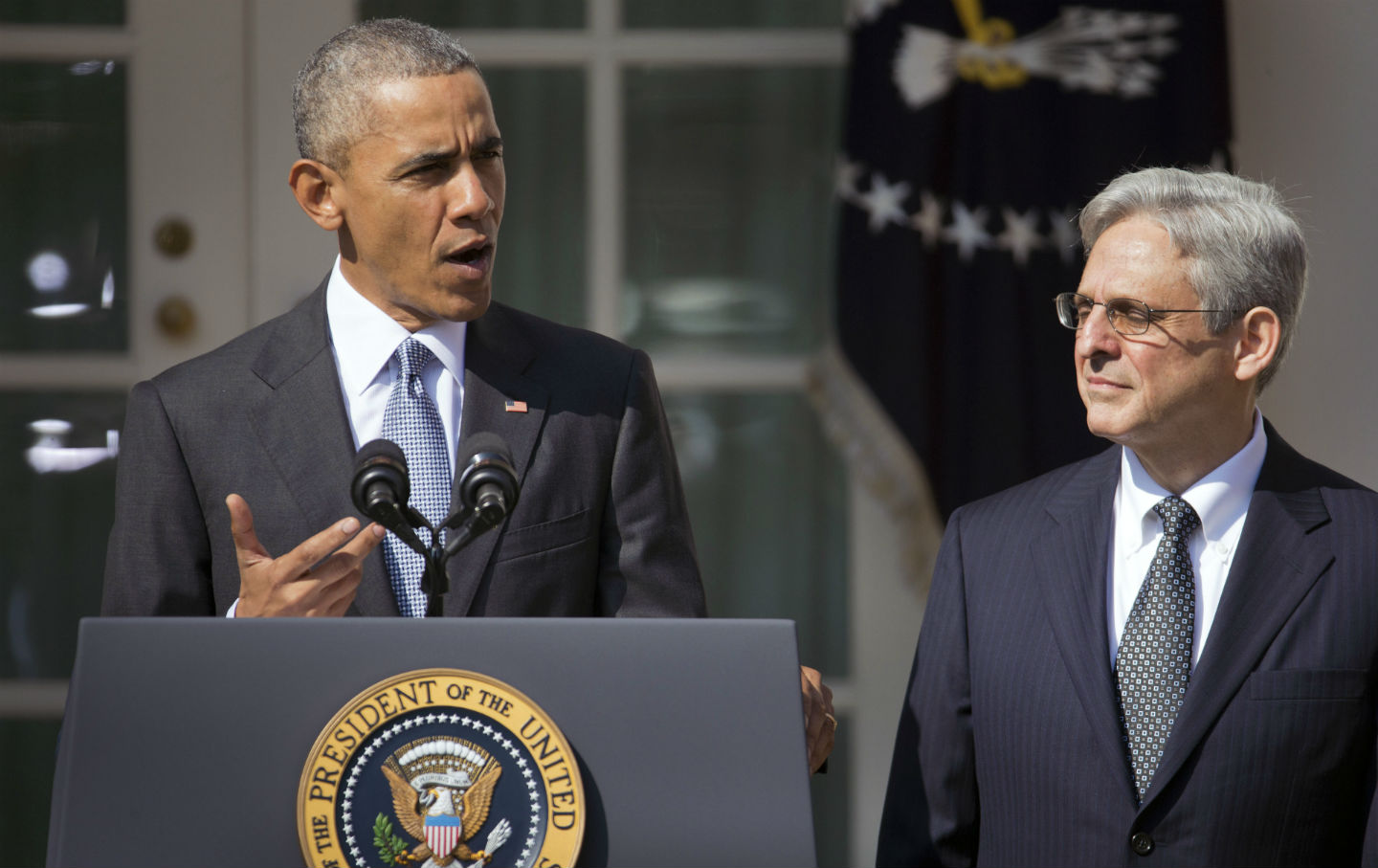 Barack Obama and Merrick Garland