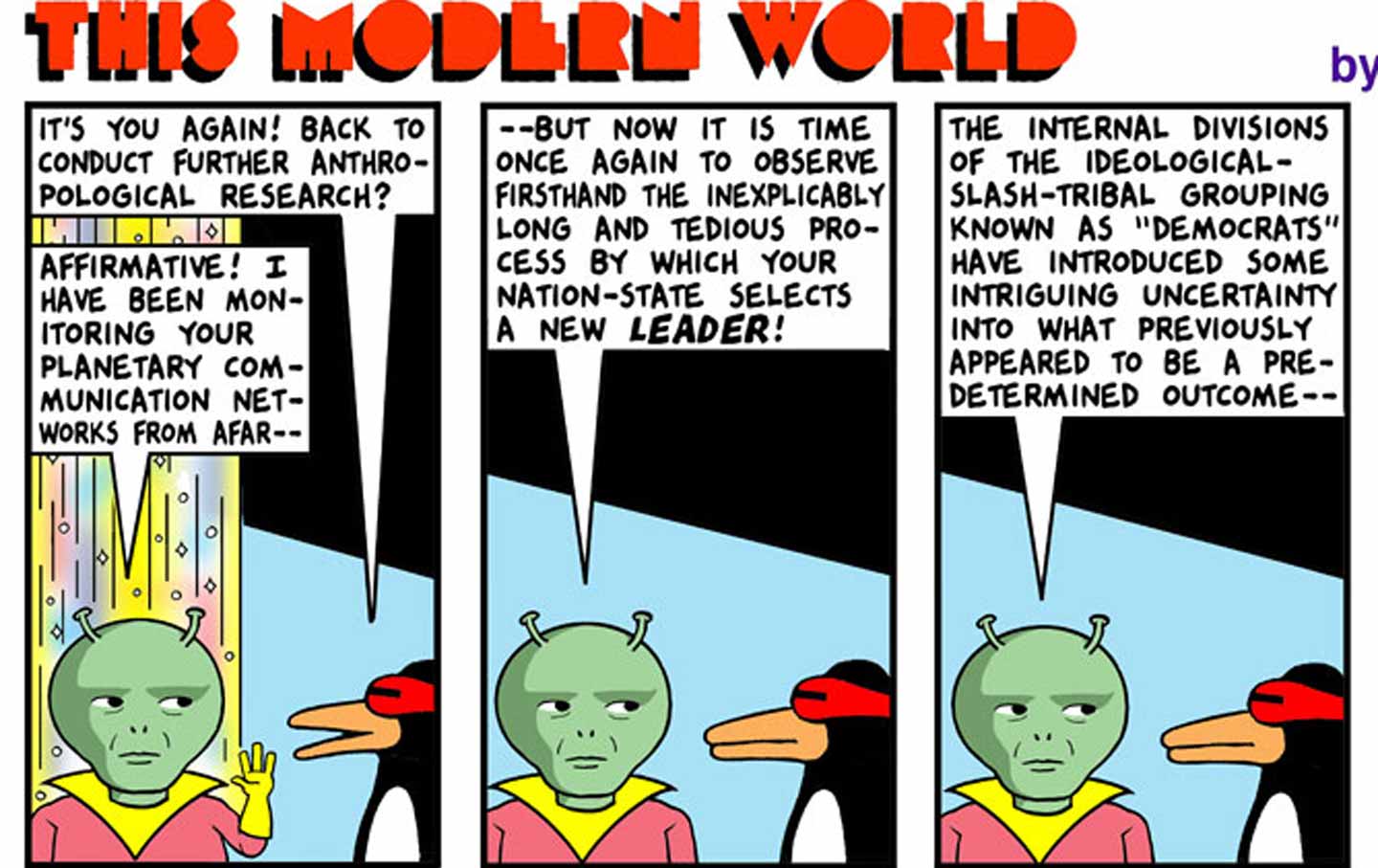 Tom Tomorrow cartoon