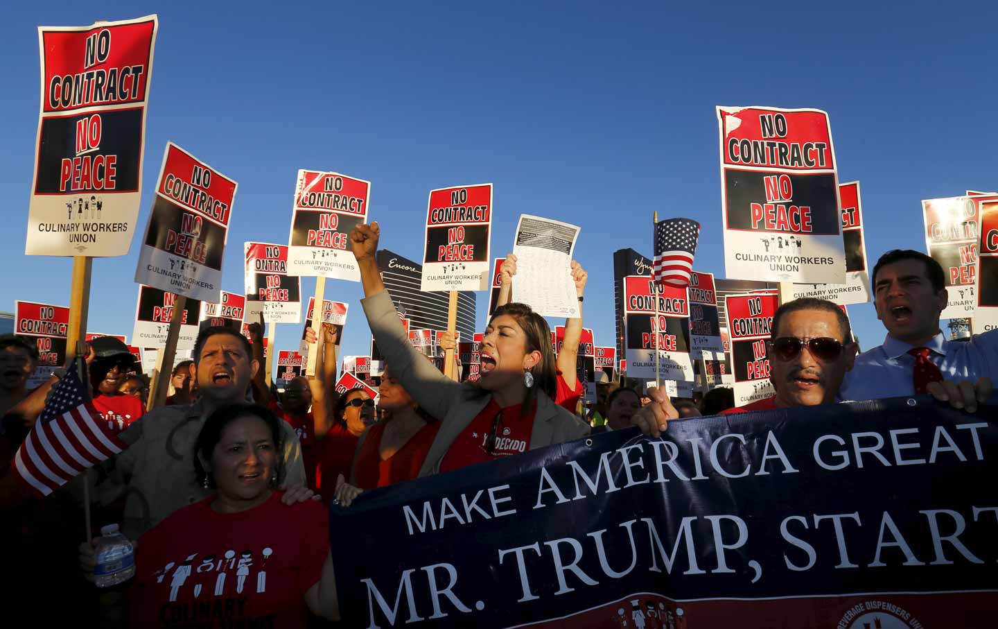 Picketers