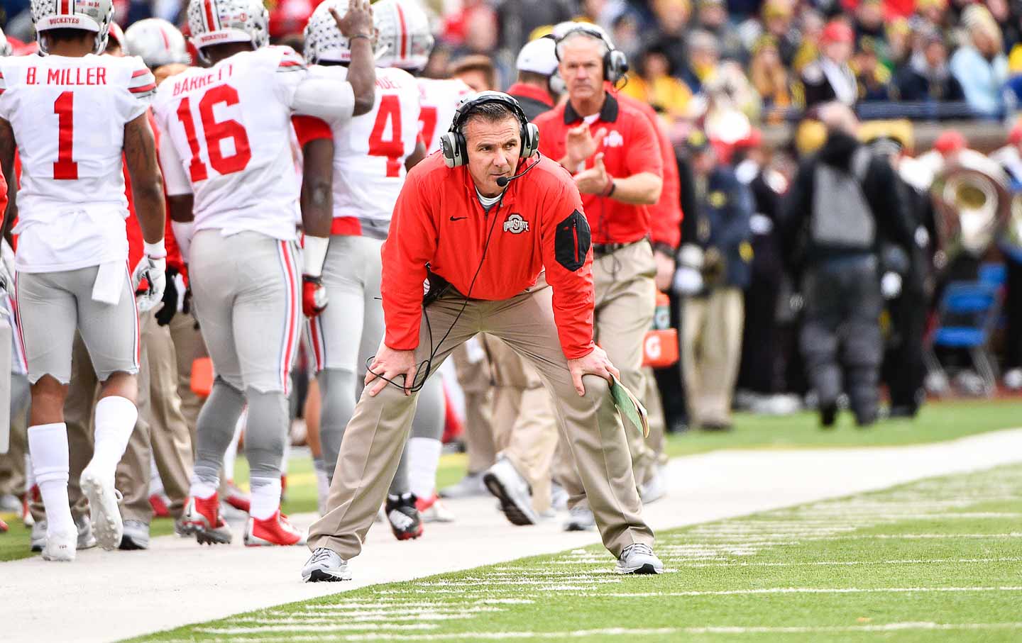 Urban Meyer on the sidelines