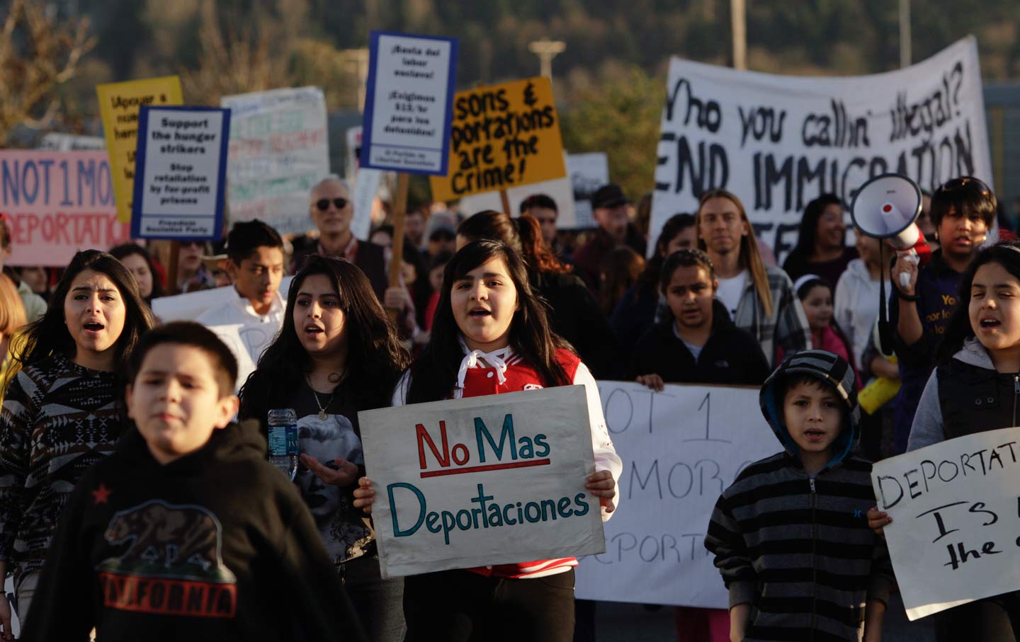 Immigration protest