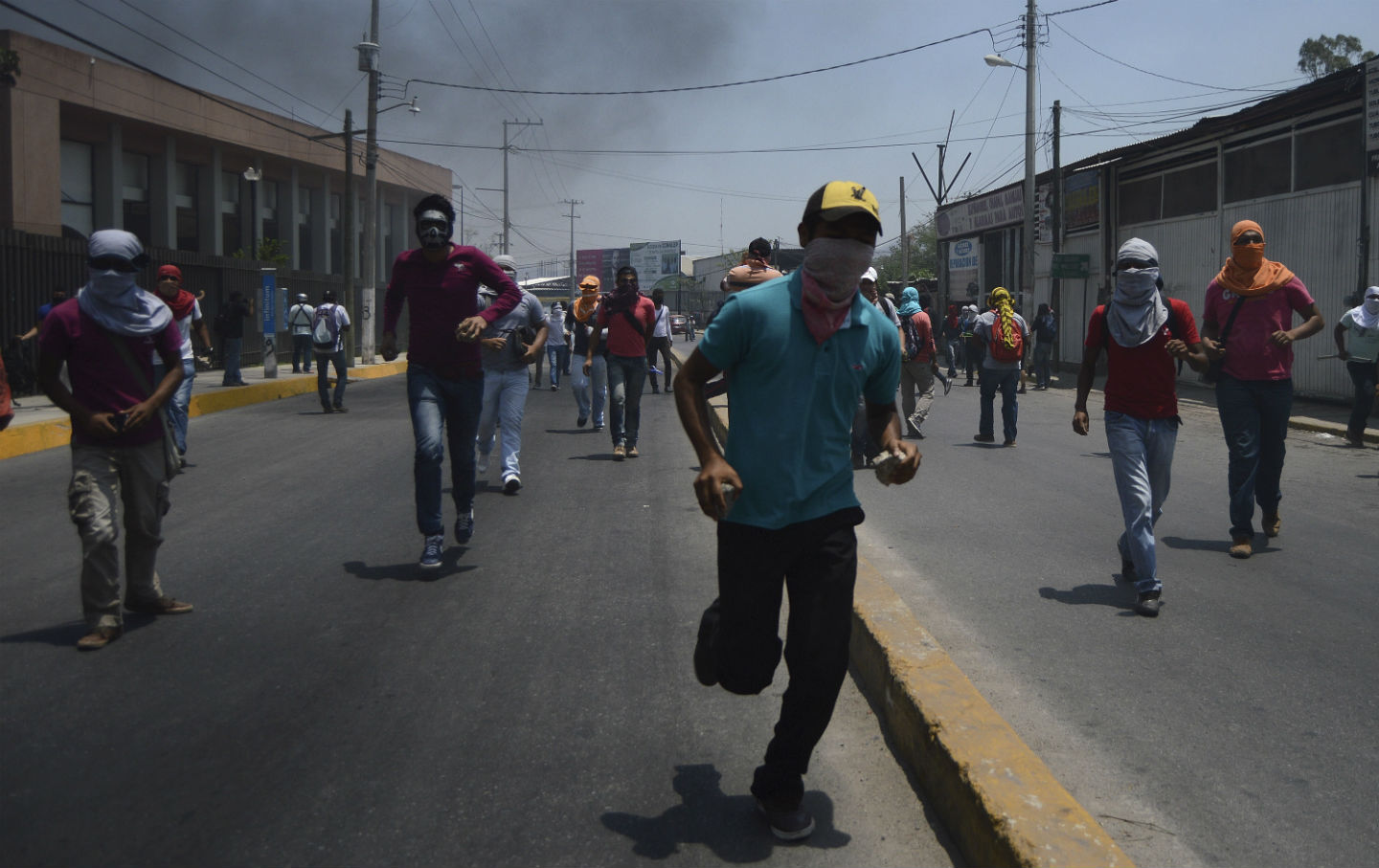 Protest in Chilpancingo Mexico