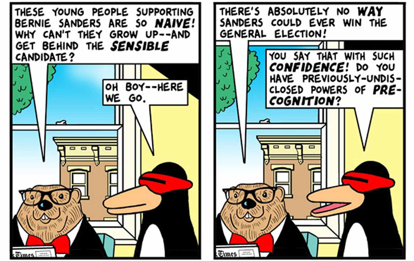 Tom Tomorrow cartoon