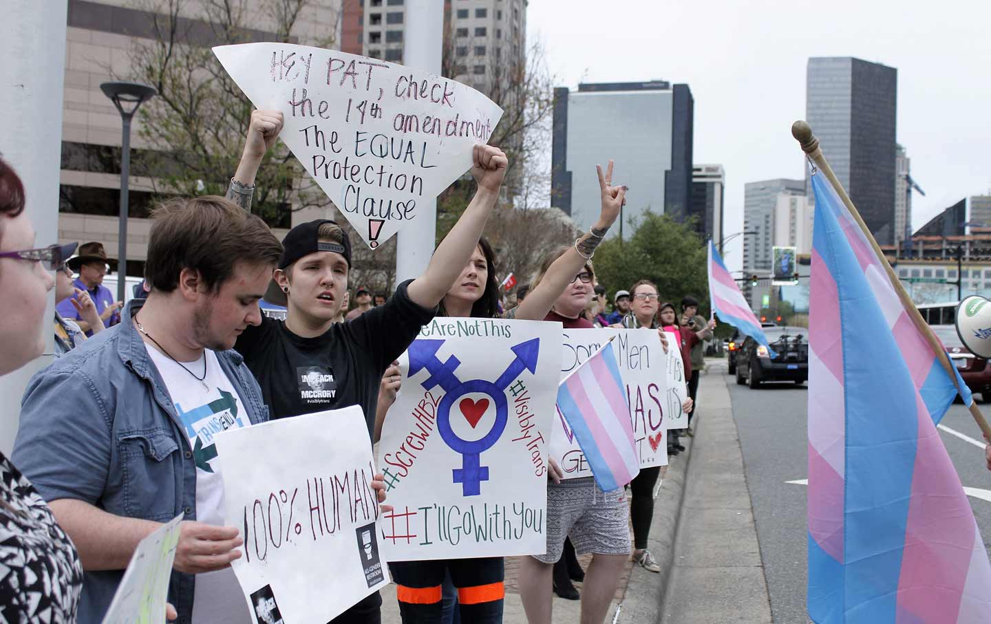 North Carolina LGBT protest