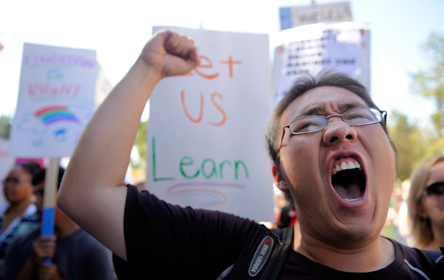 Rally against budget cuts