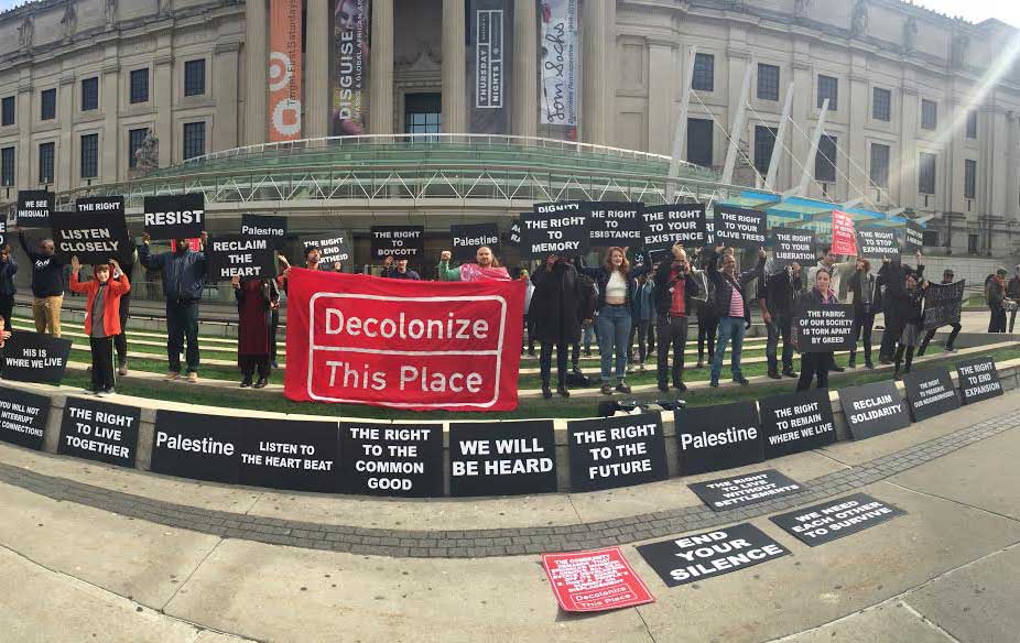 Brooklyn Museum Protests