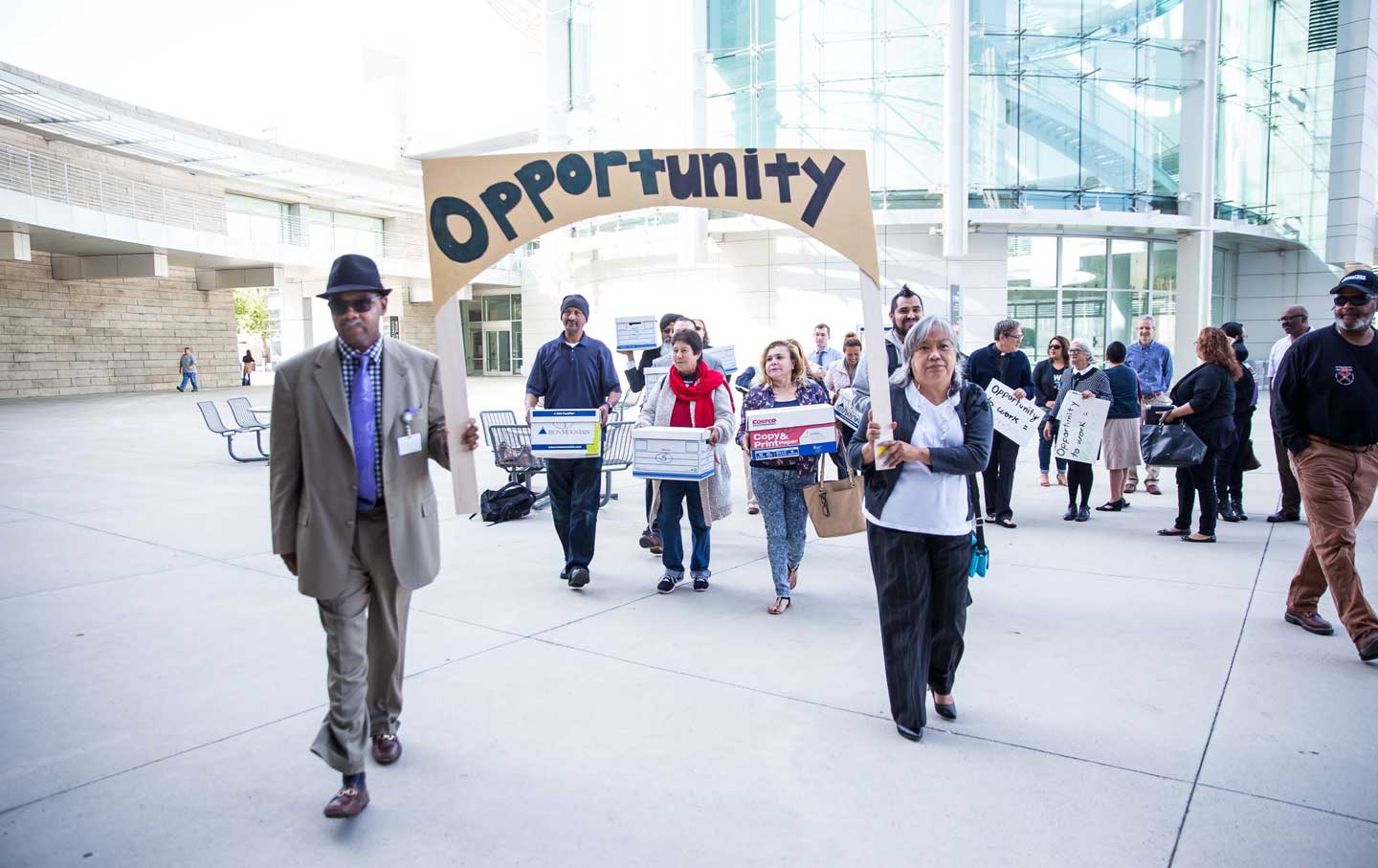 Silicon Valley Rising protesters