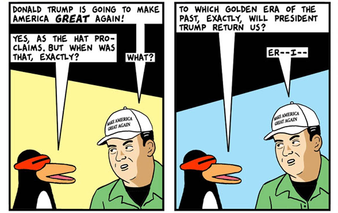 Tom Tomorrow cartoon