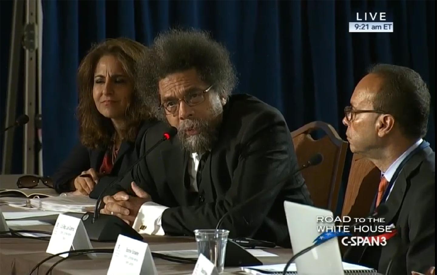 Cornel West platform hearings
