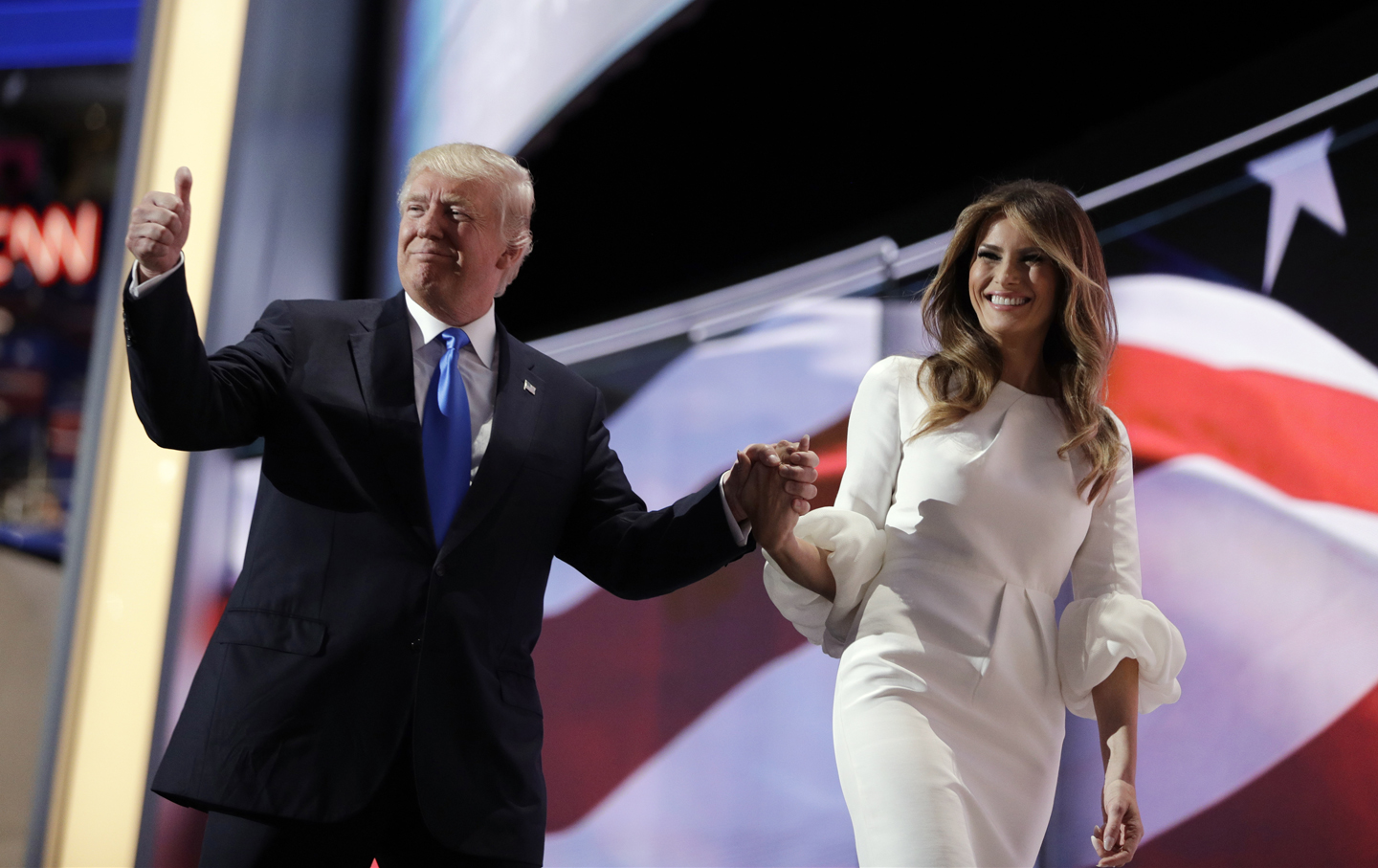 Donald Trump and Melania Trump