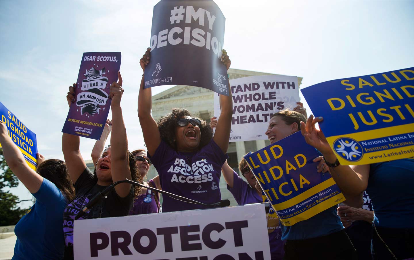 Pro-Choice Supreme Court Celebrate